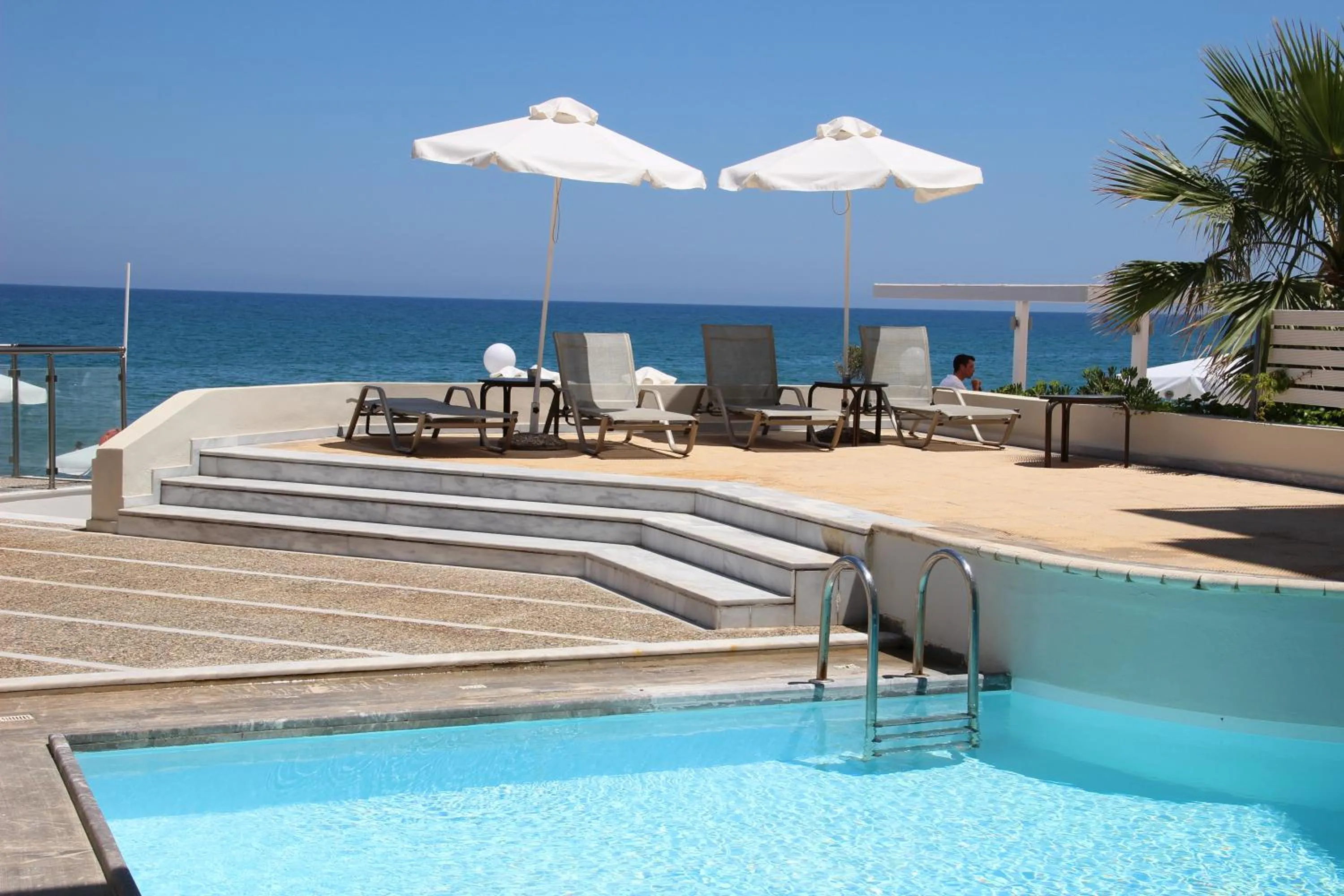 Balcony/Terrace in Filoxenia Beach Hotel