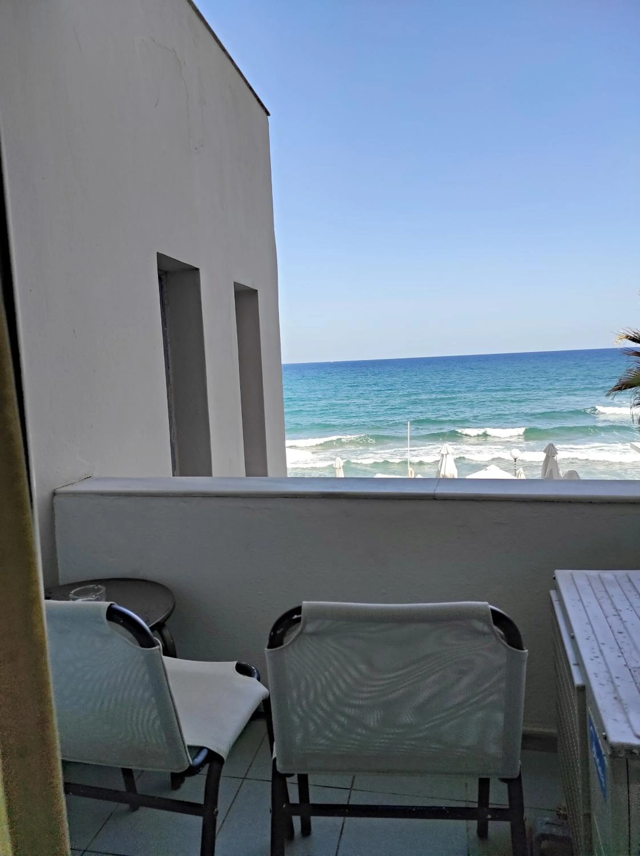 Balcony/Terrace in Filoxenia Beach Hotel