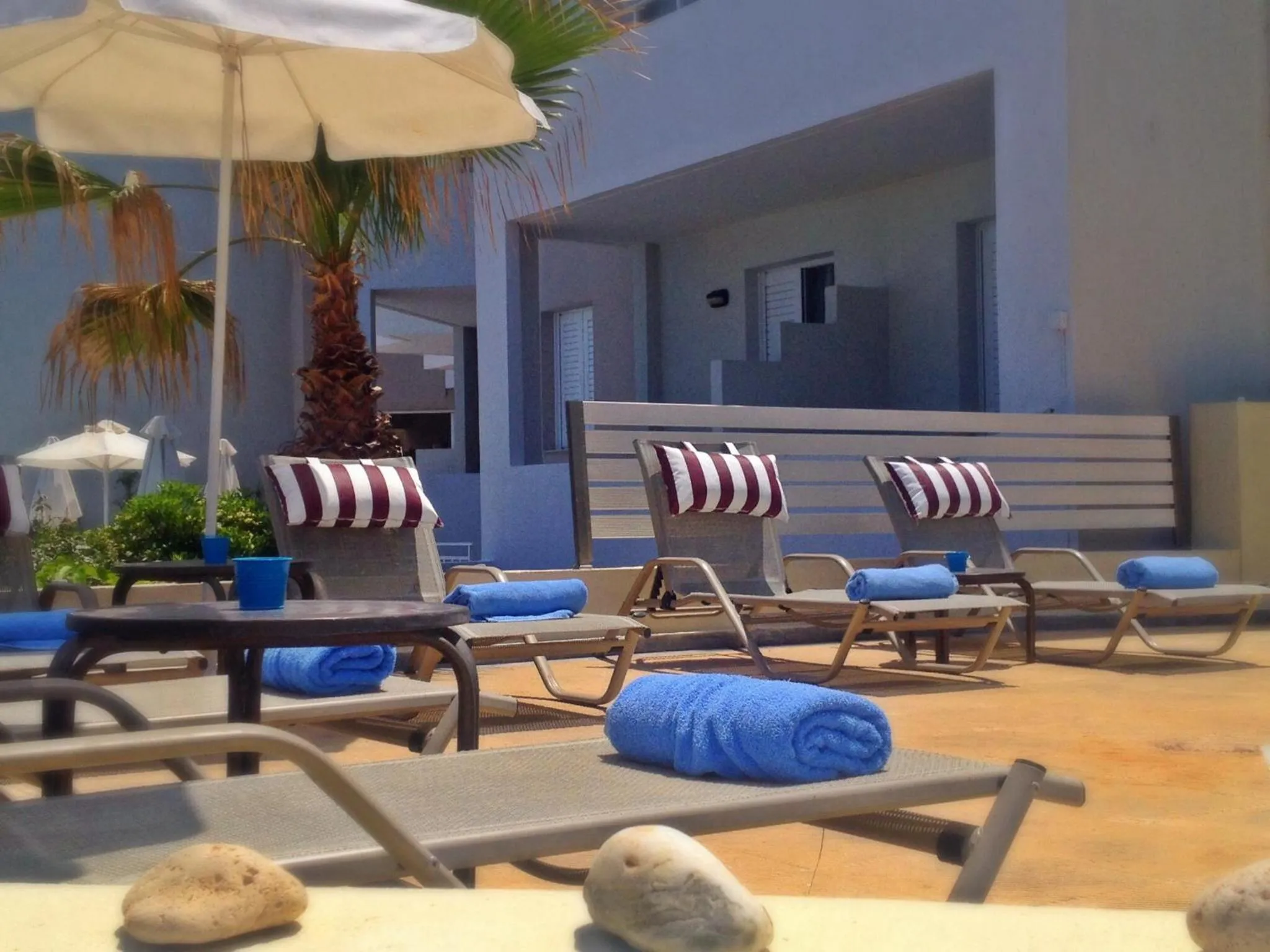 Pool view in Filoxenia Beach Hotel
