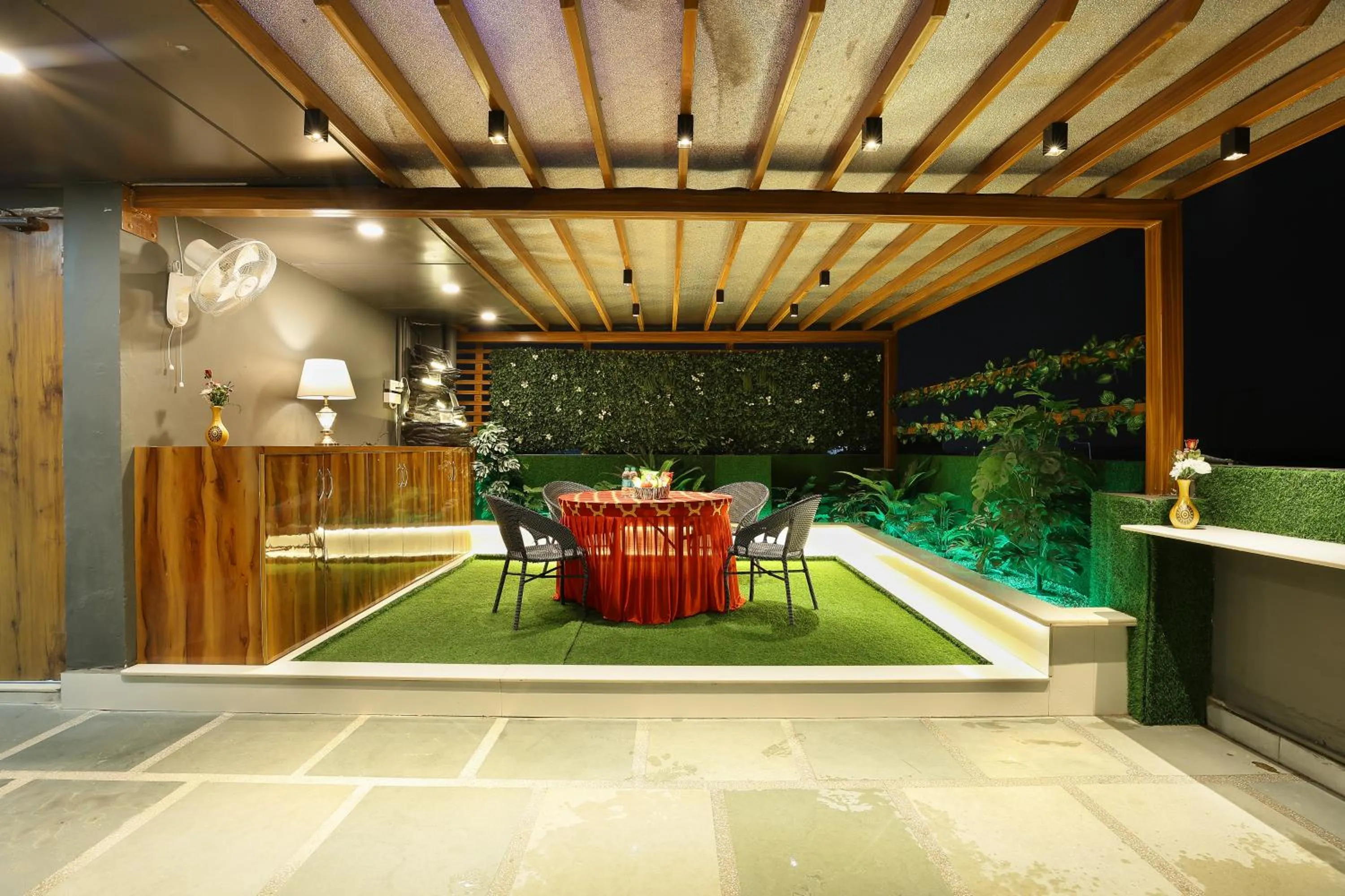 Patio in OPO The View, Delhi Airport