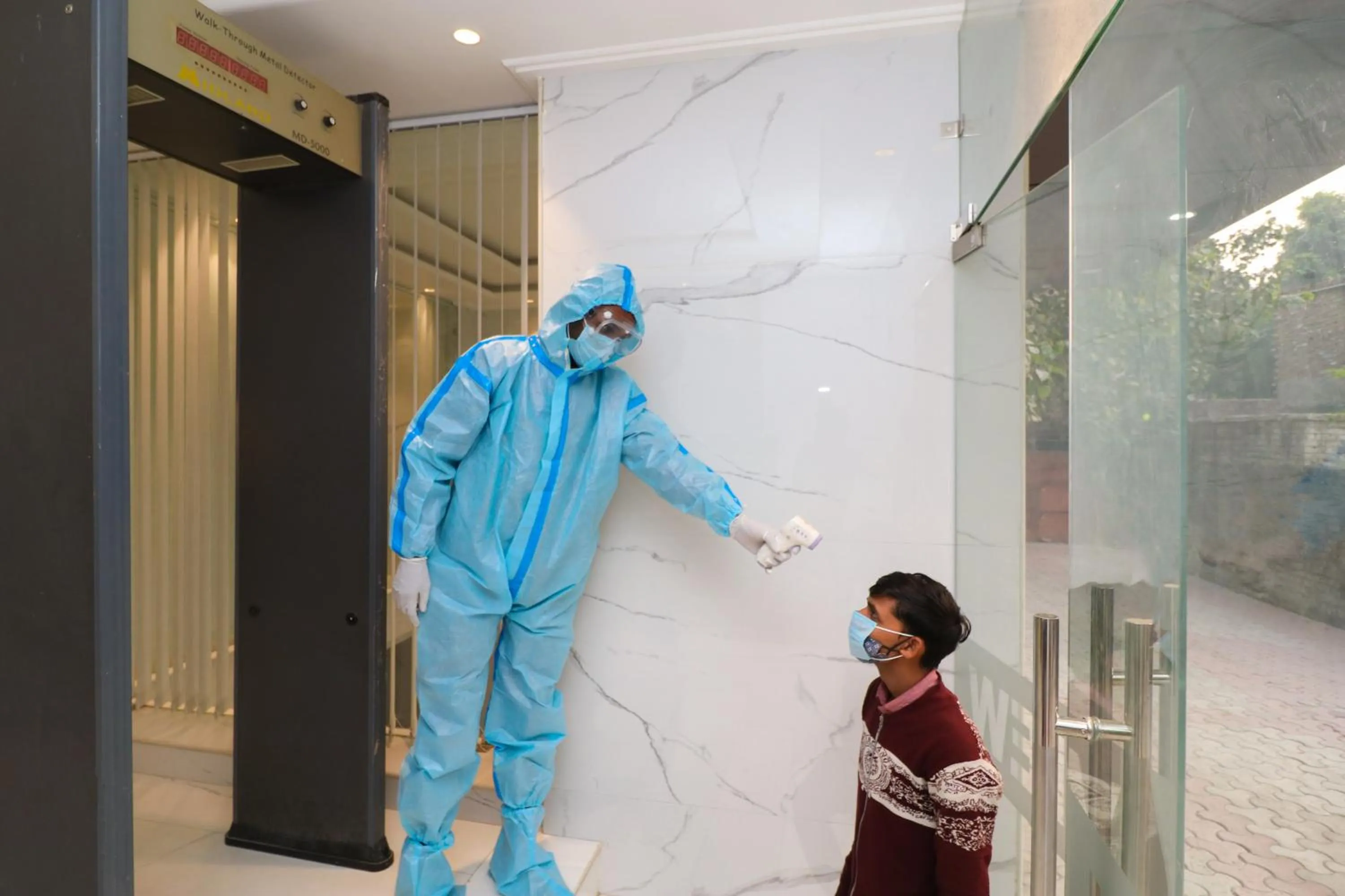 Staff in OPO The View, Delhi Airport