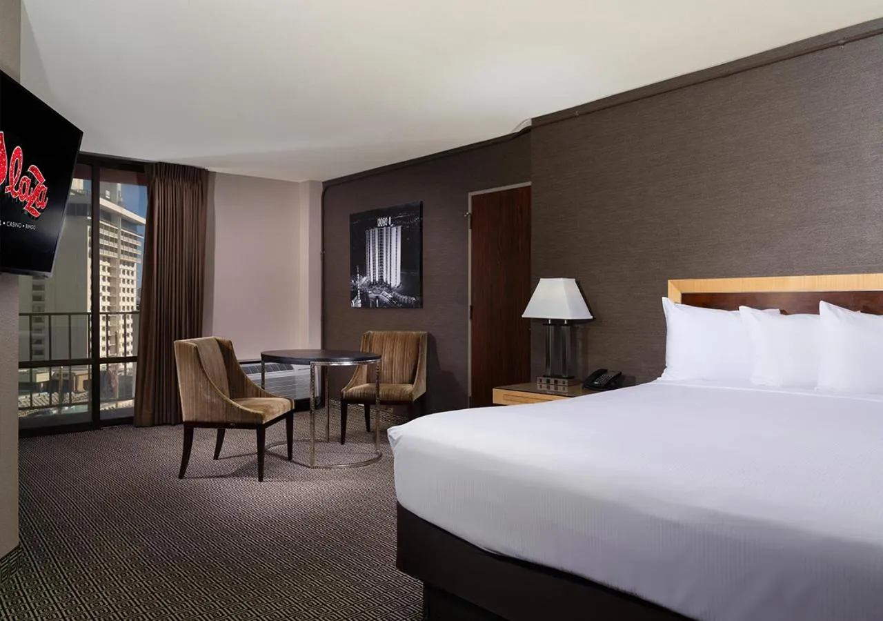 Bed in Plaza Hotel & Casino