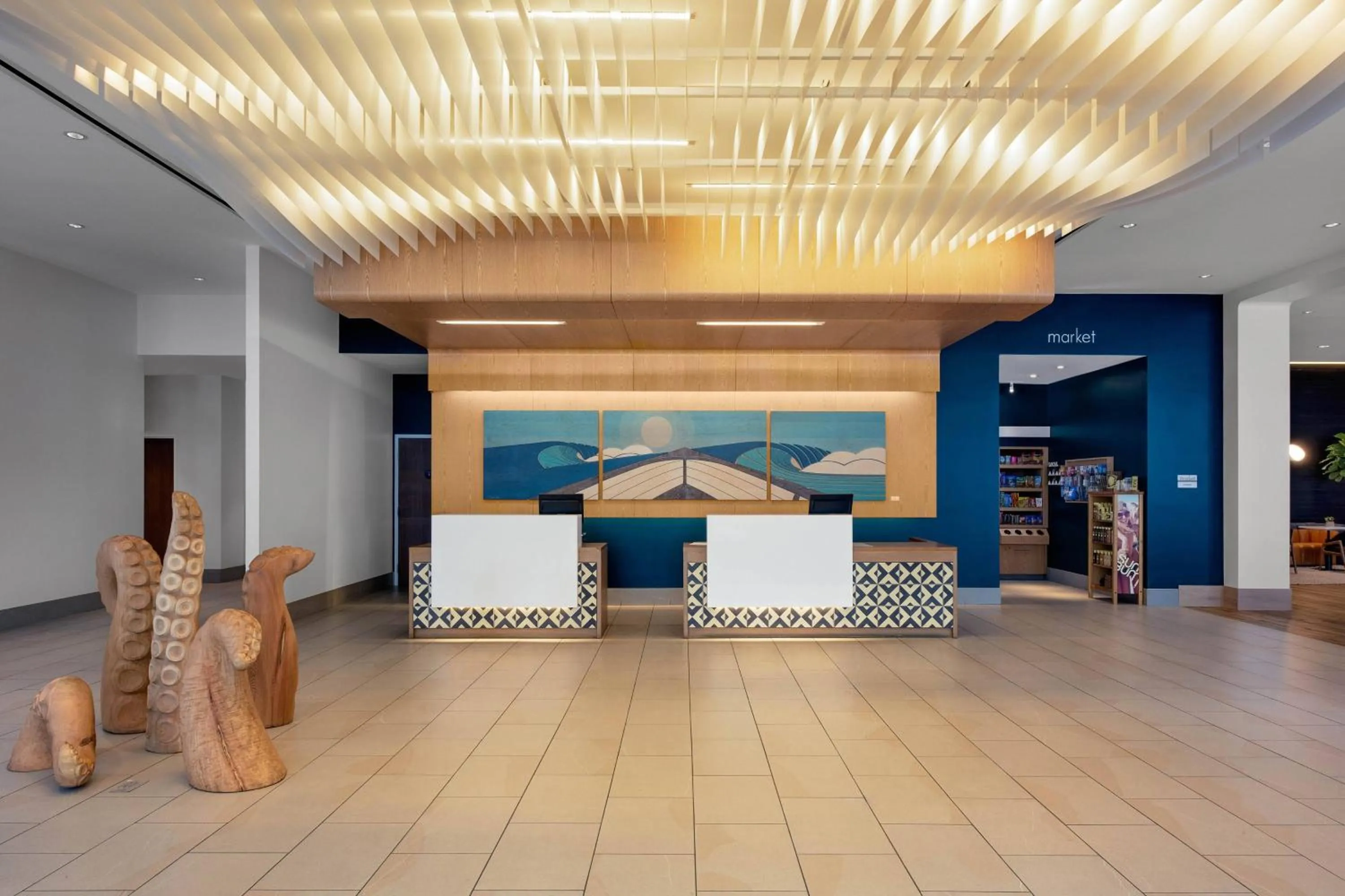 Lobby or reception in SpringHill Suites by Marriott Oceanside Beach