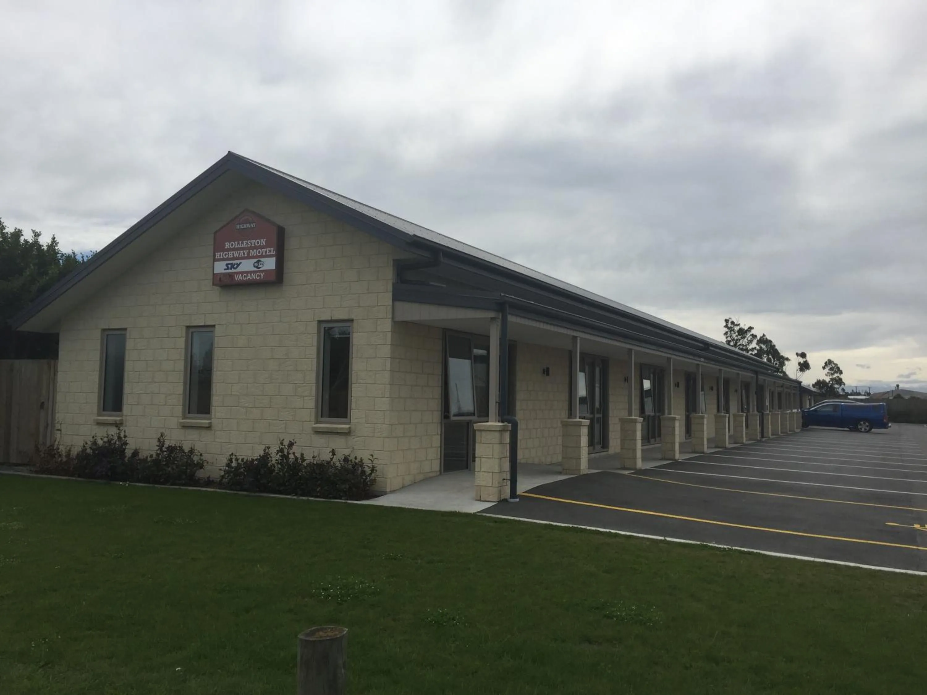 Property building in Rolleston Highway Motel