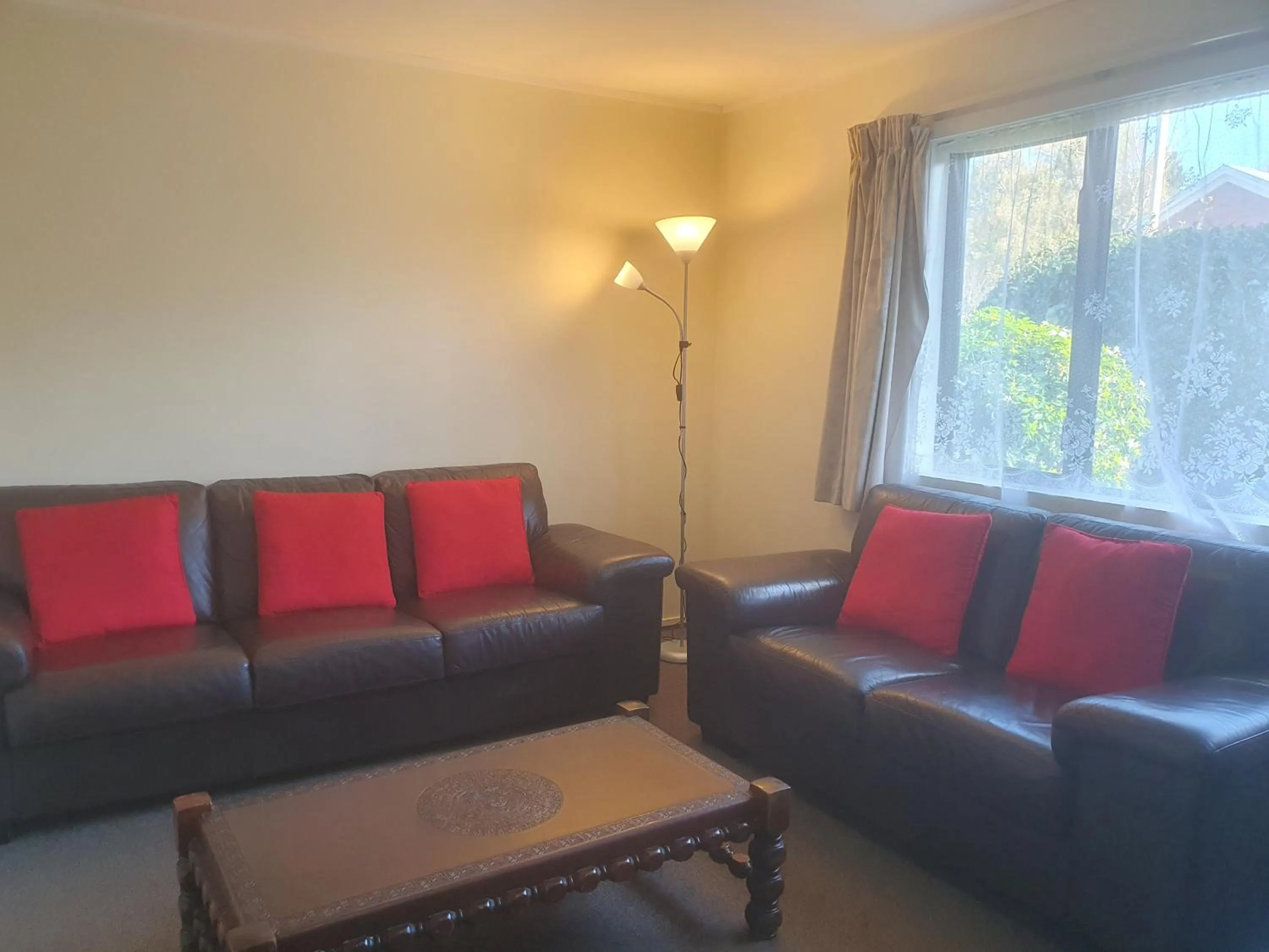 Living room in Geraldine Motels