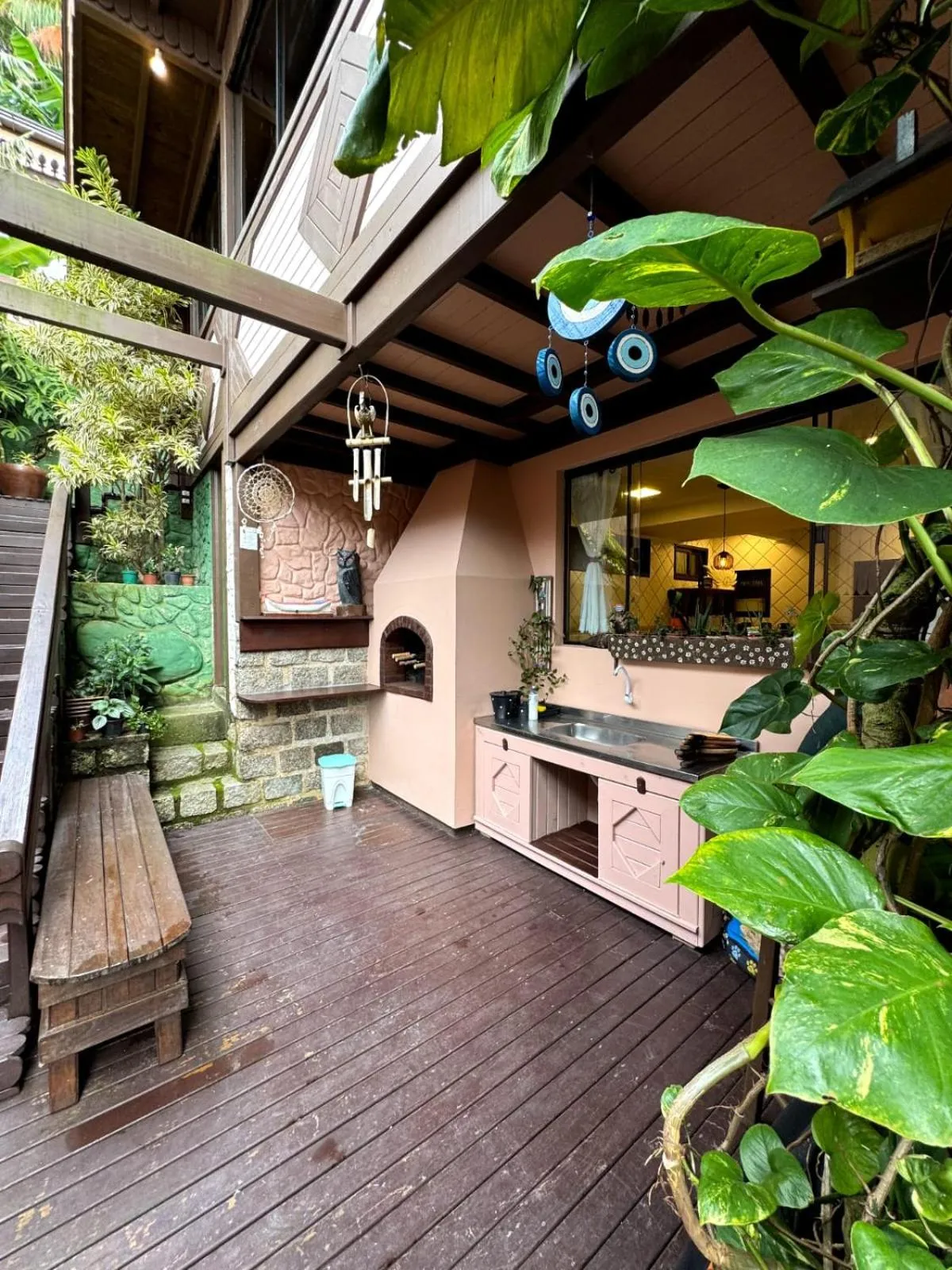 Property building in Pousada Casa do Oscar