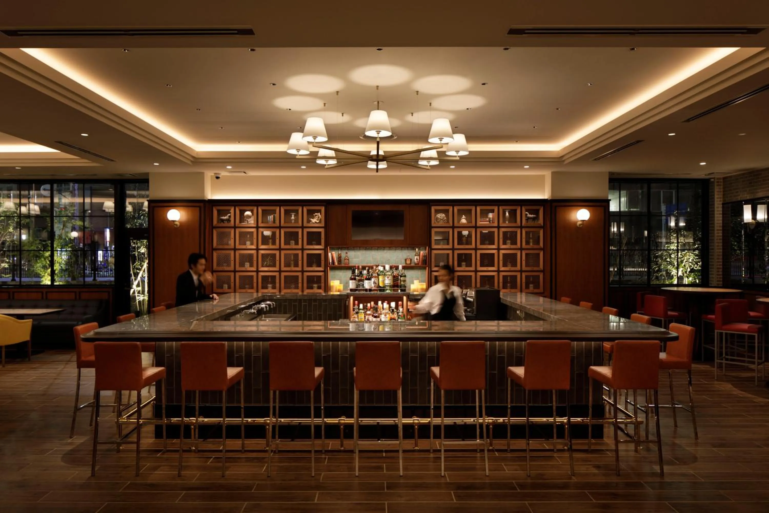 Lounge or bar in Hotel New Port Yokosuka