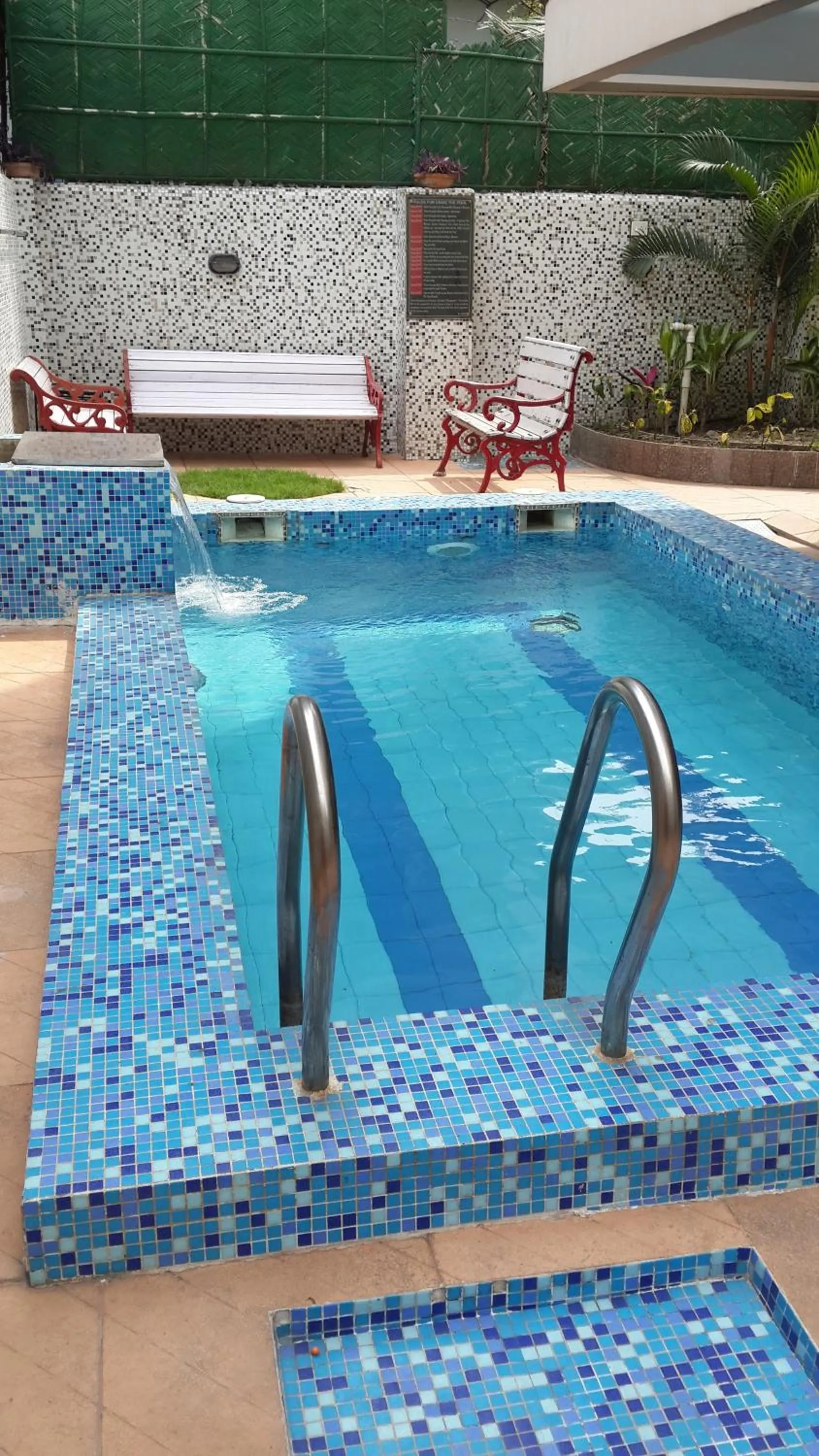 Swimming pool in Tatvam Residency