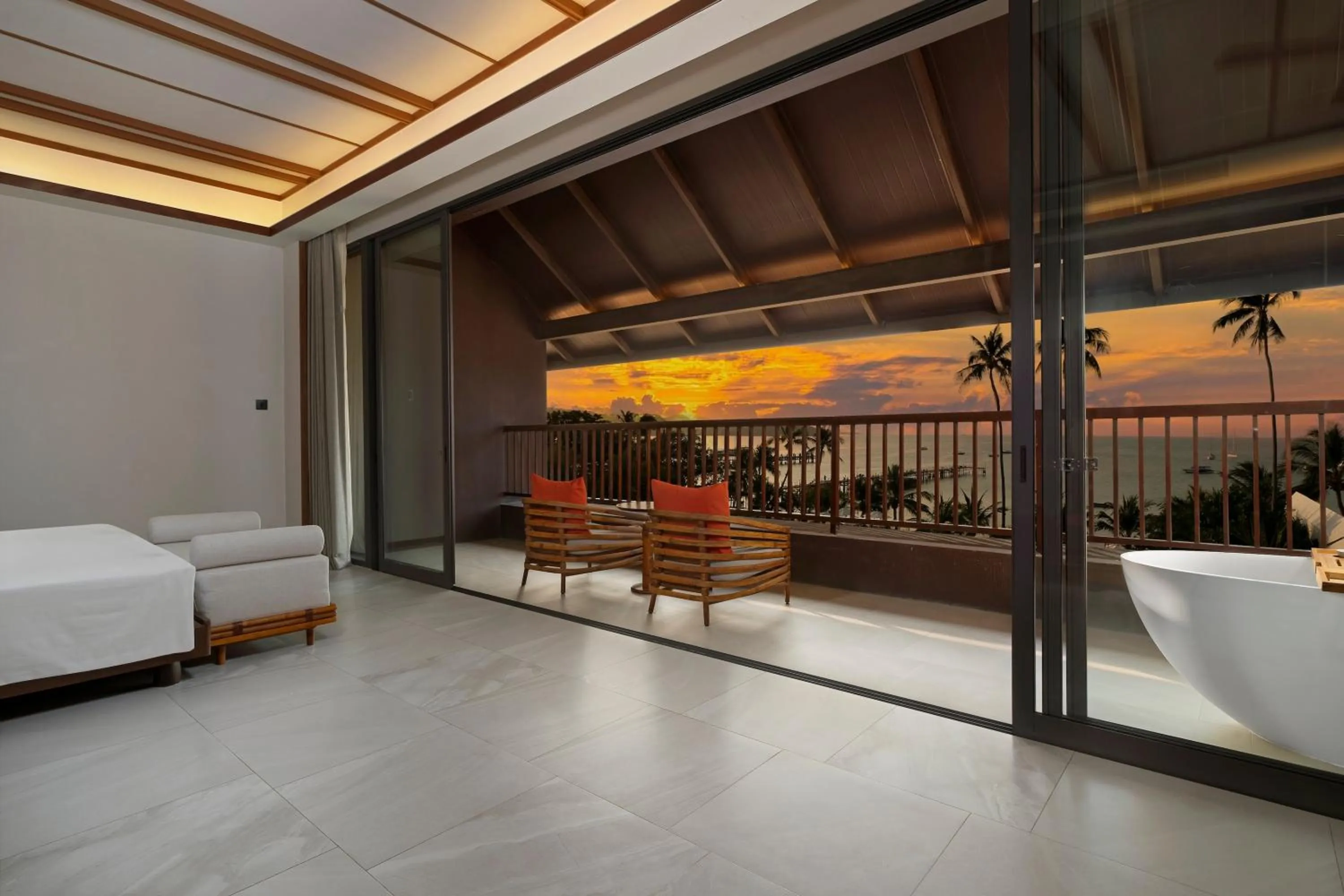 Patio, Bed in The Culture Samui