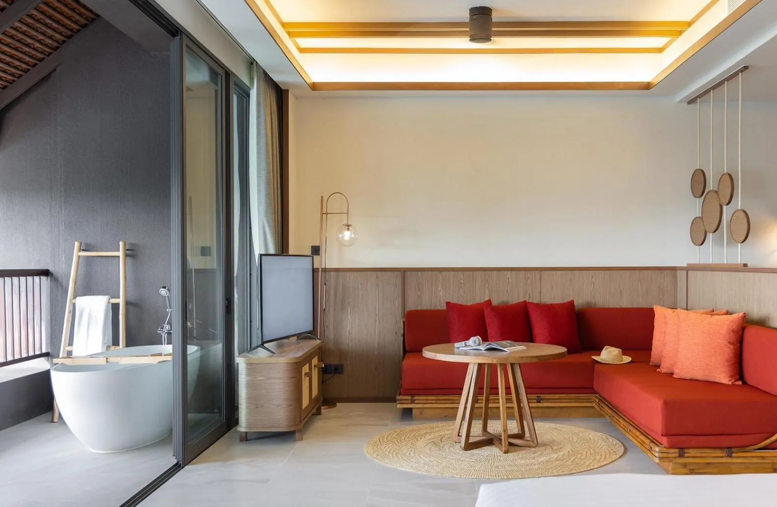 Living room in The Culture Samui