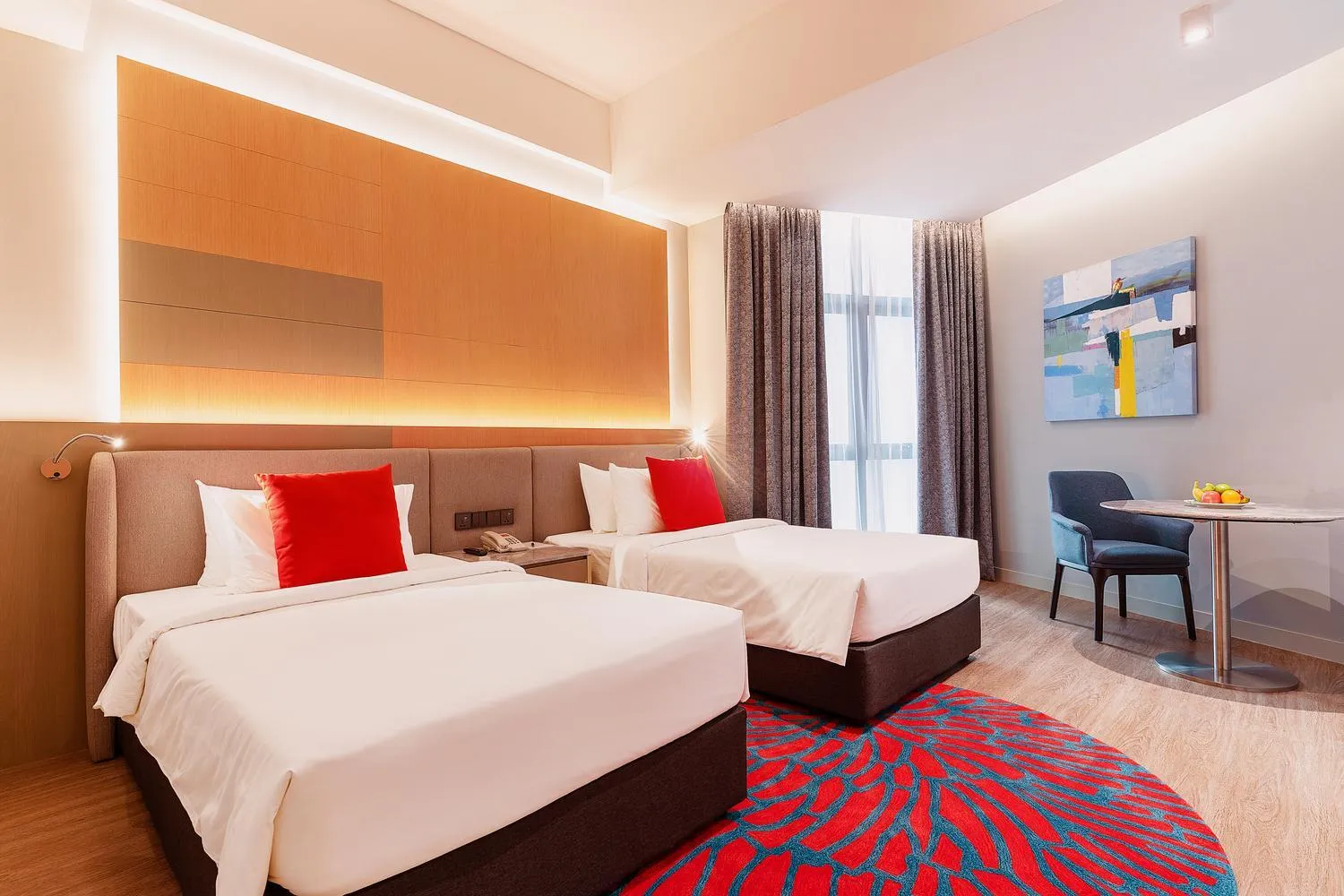 Bedroom, Bed in M World Hotel