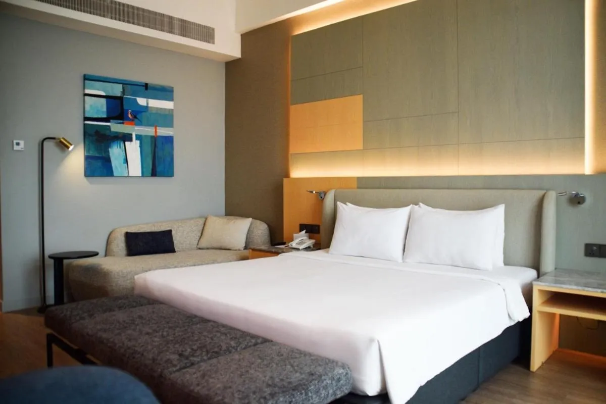 Bed in M World Hotel