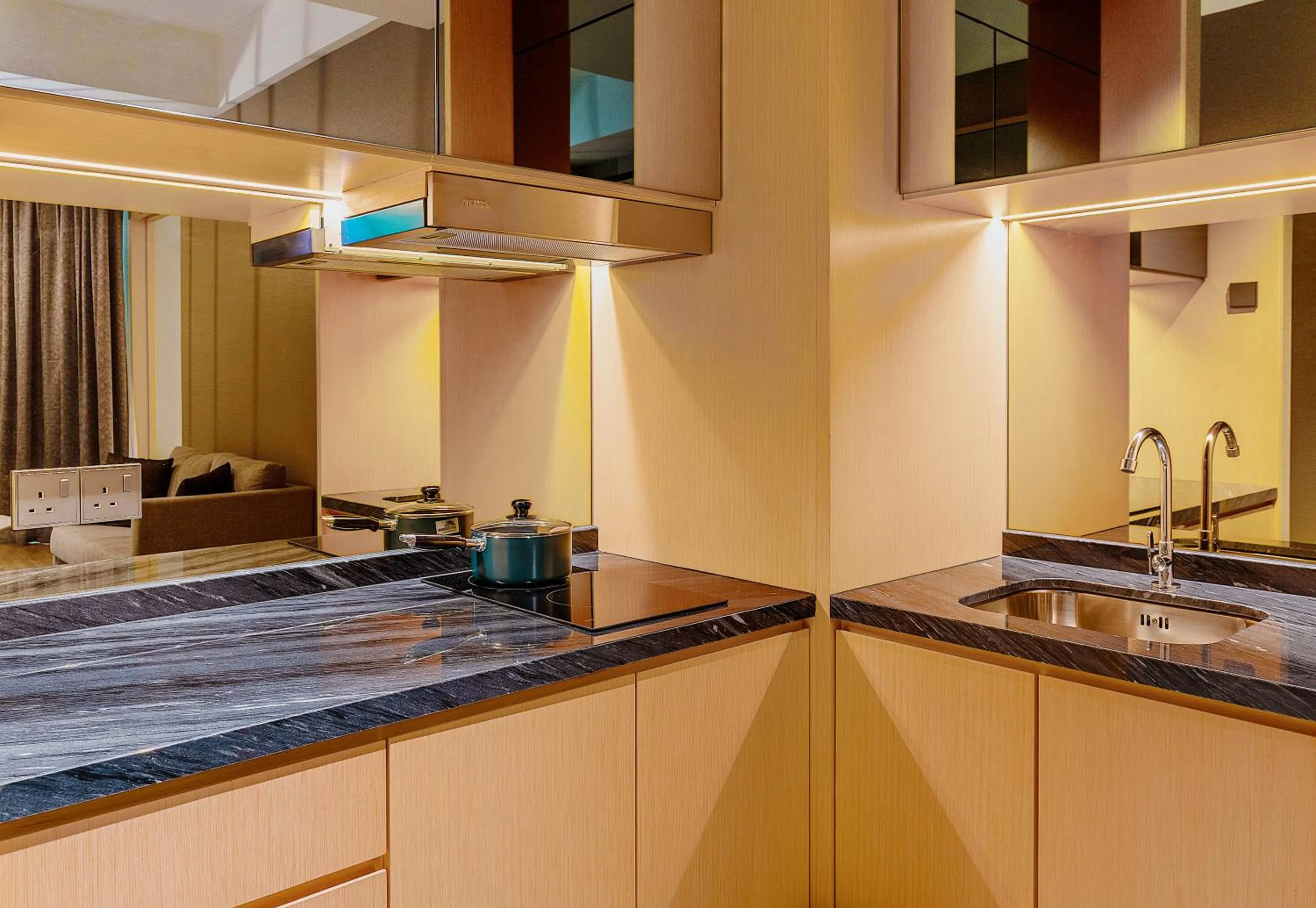 kitchen in M World Hotel