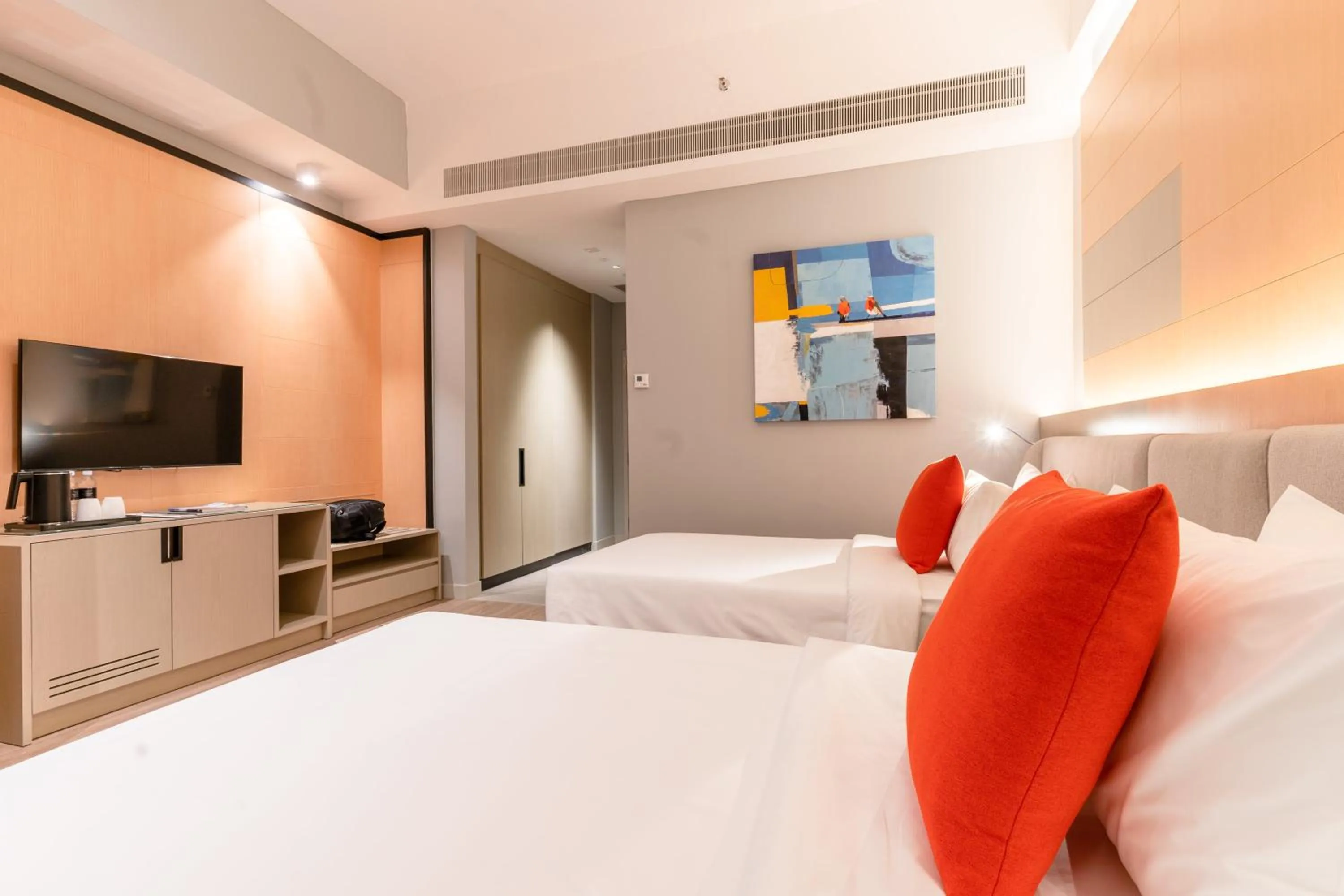 Bed in M World Hotel