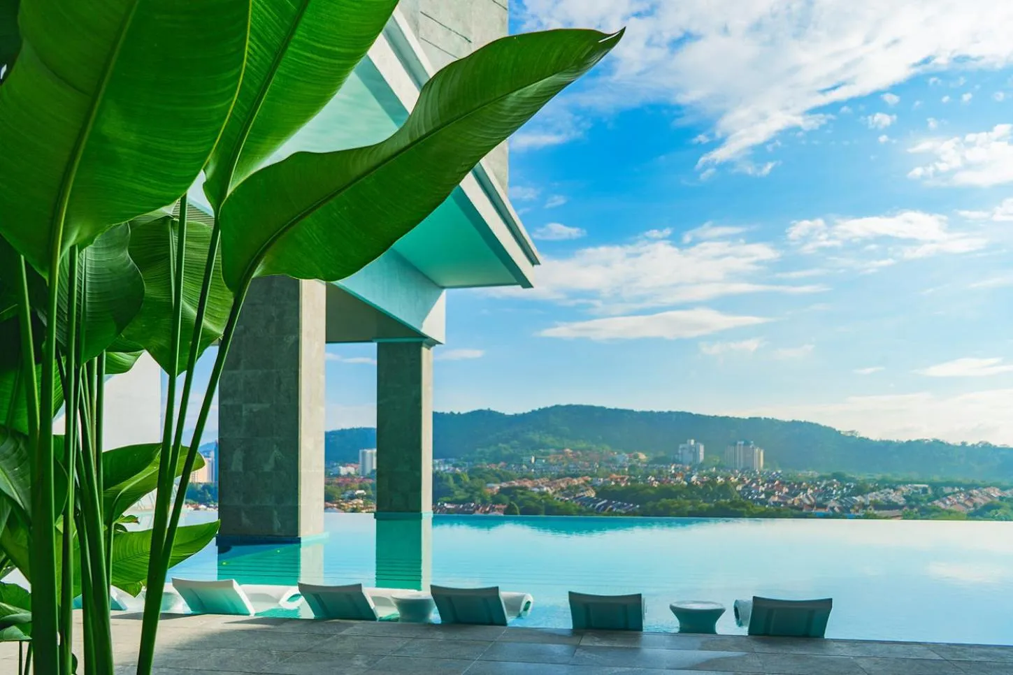 Swimming pool in M World Hotel