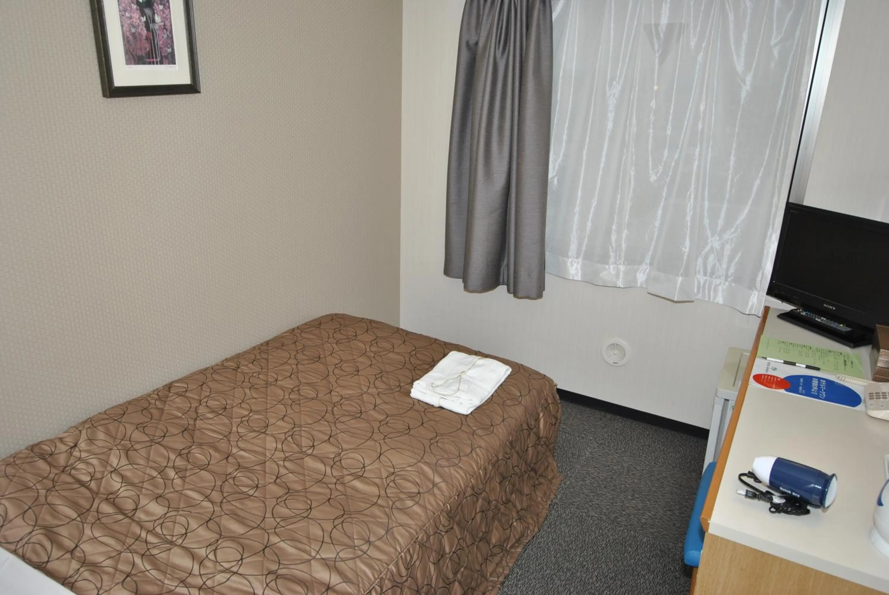 Bed in Hotel Mark-1 Abiko