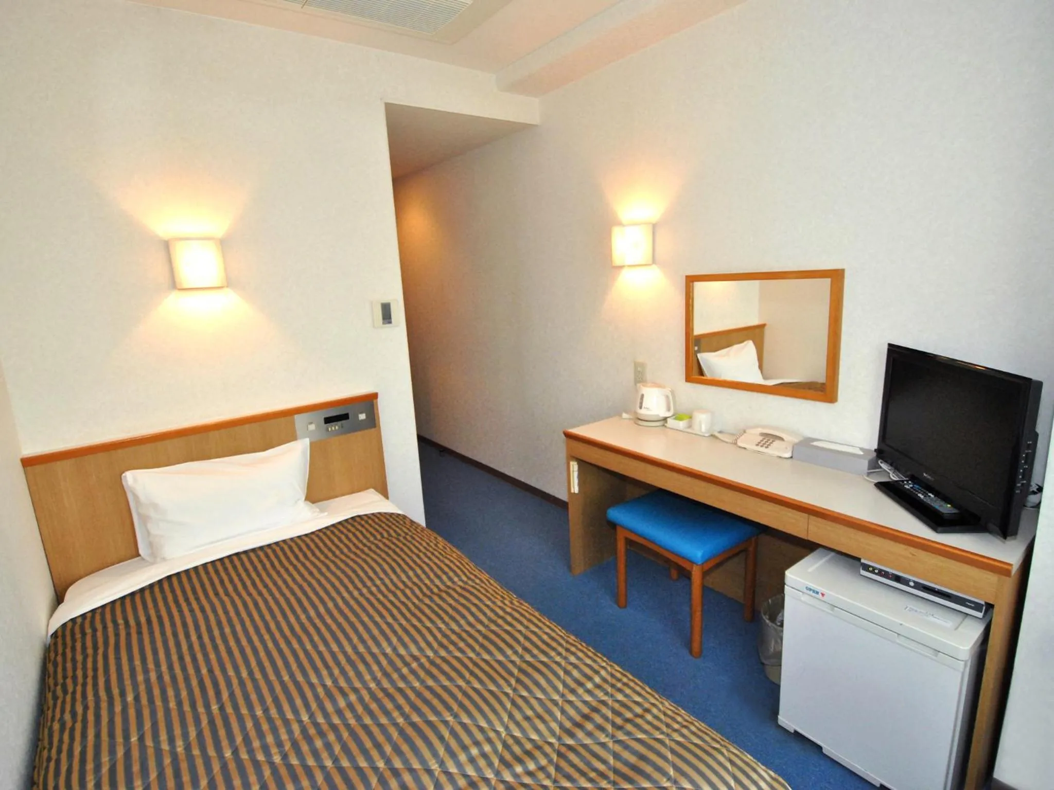 Bed in Hotel Mark-1 Abiko