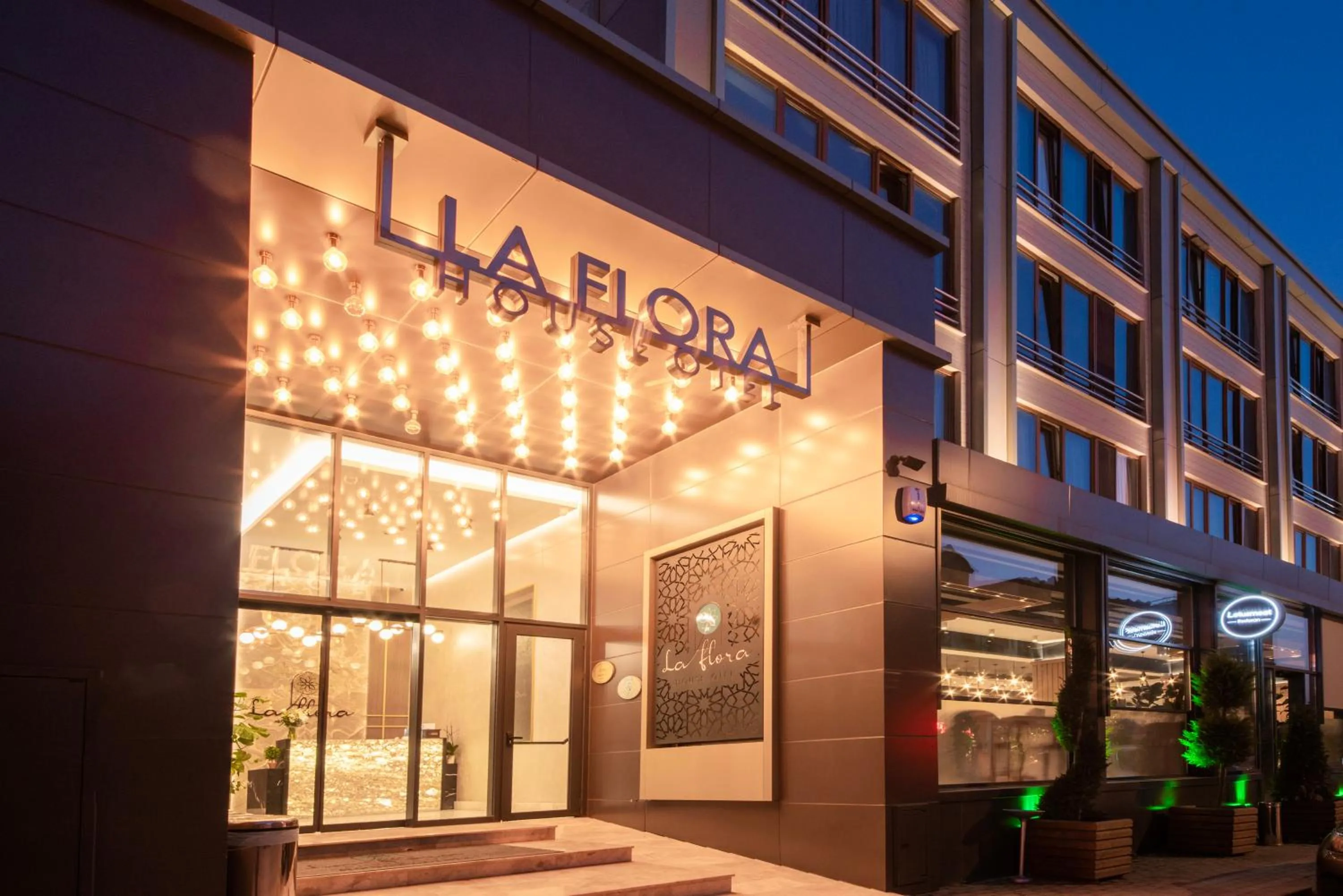 Property building in La Flora House Hotel