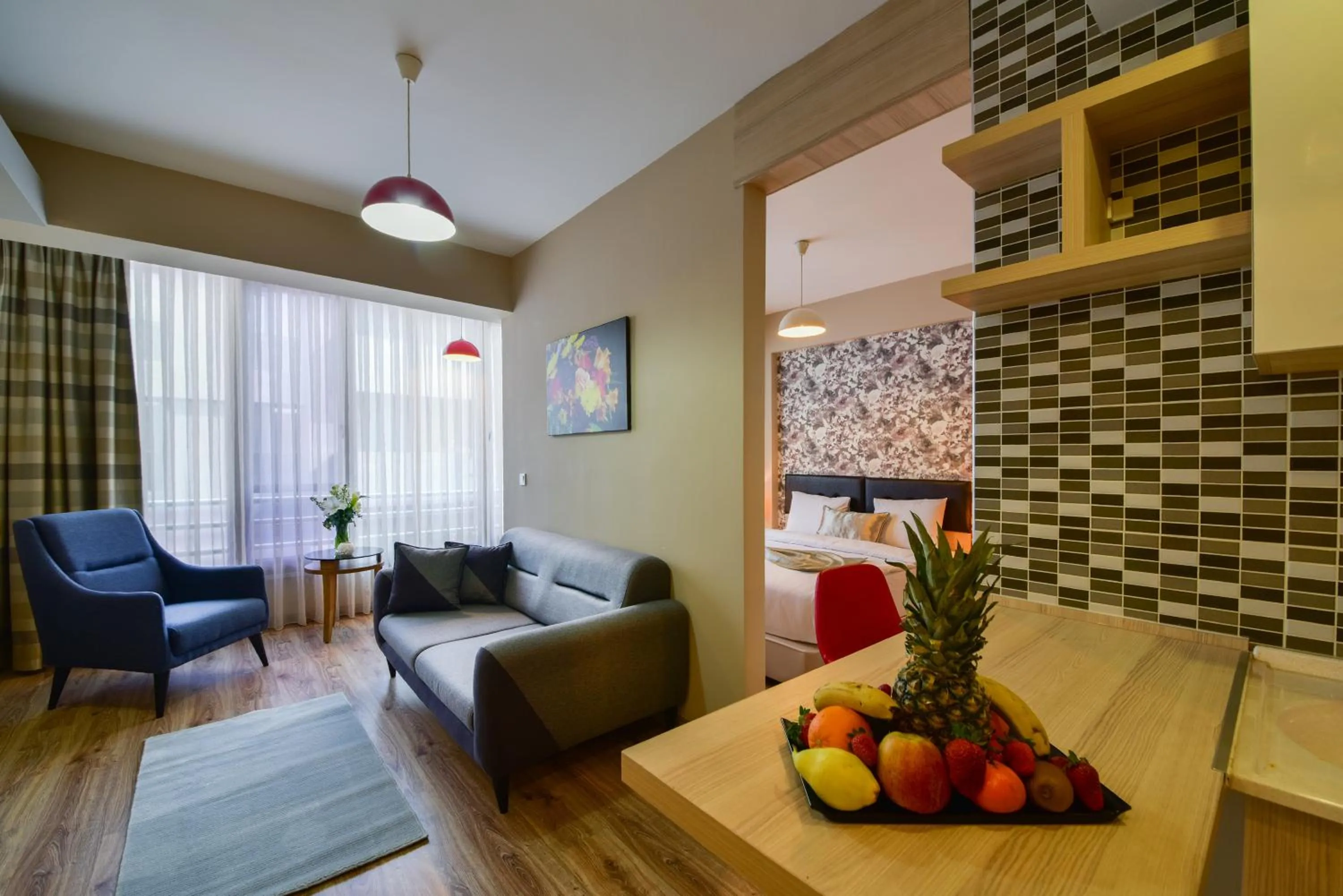 Living room in La Flora House Hotel