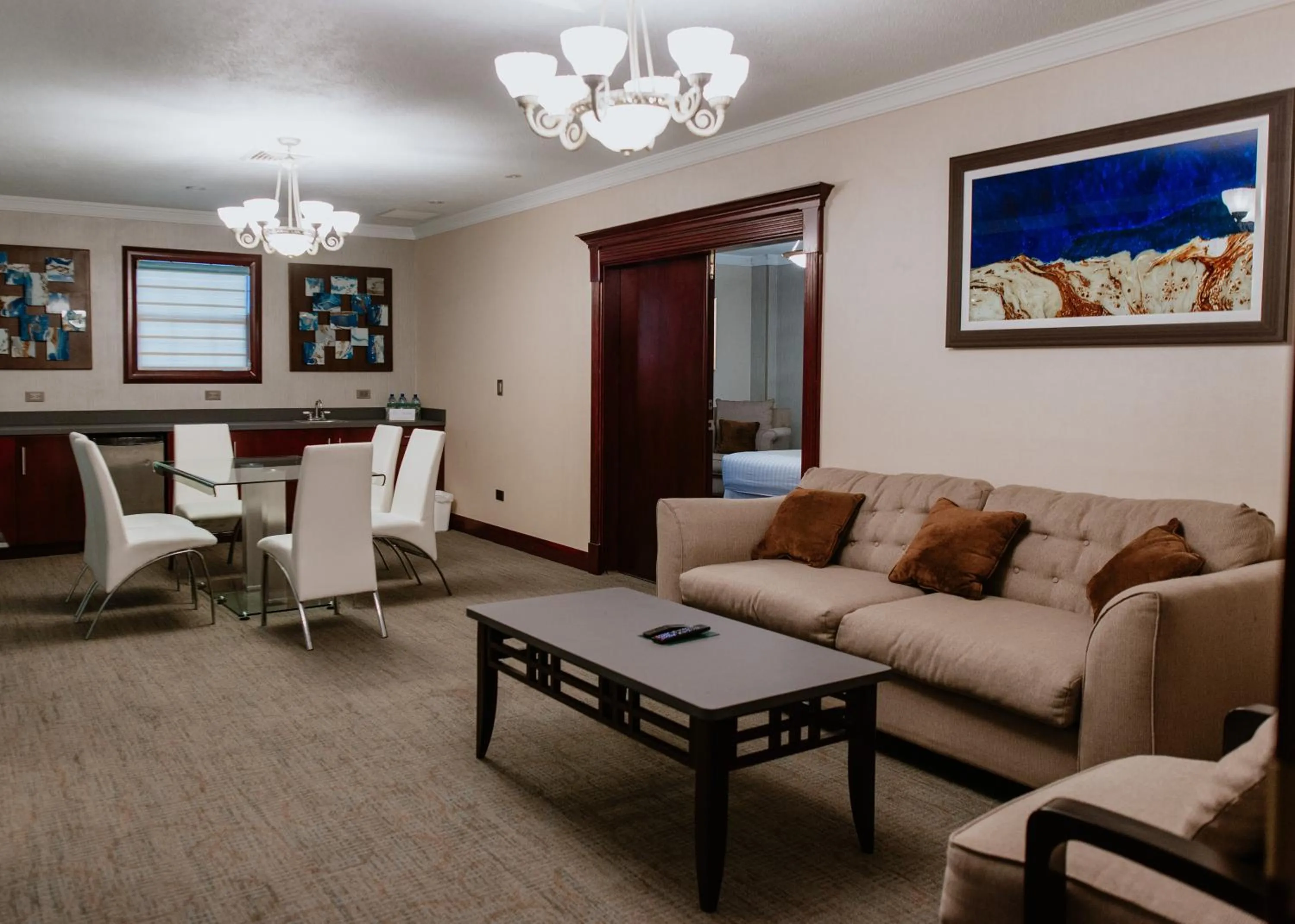 Living room in Royal Garden Reynosa