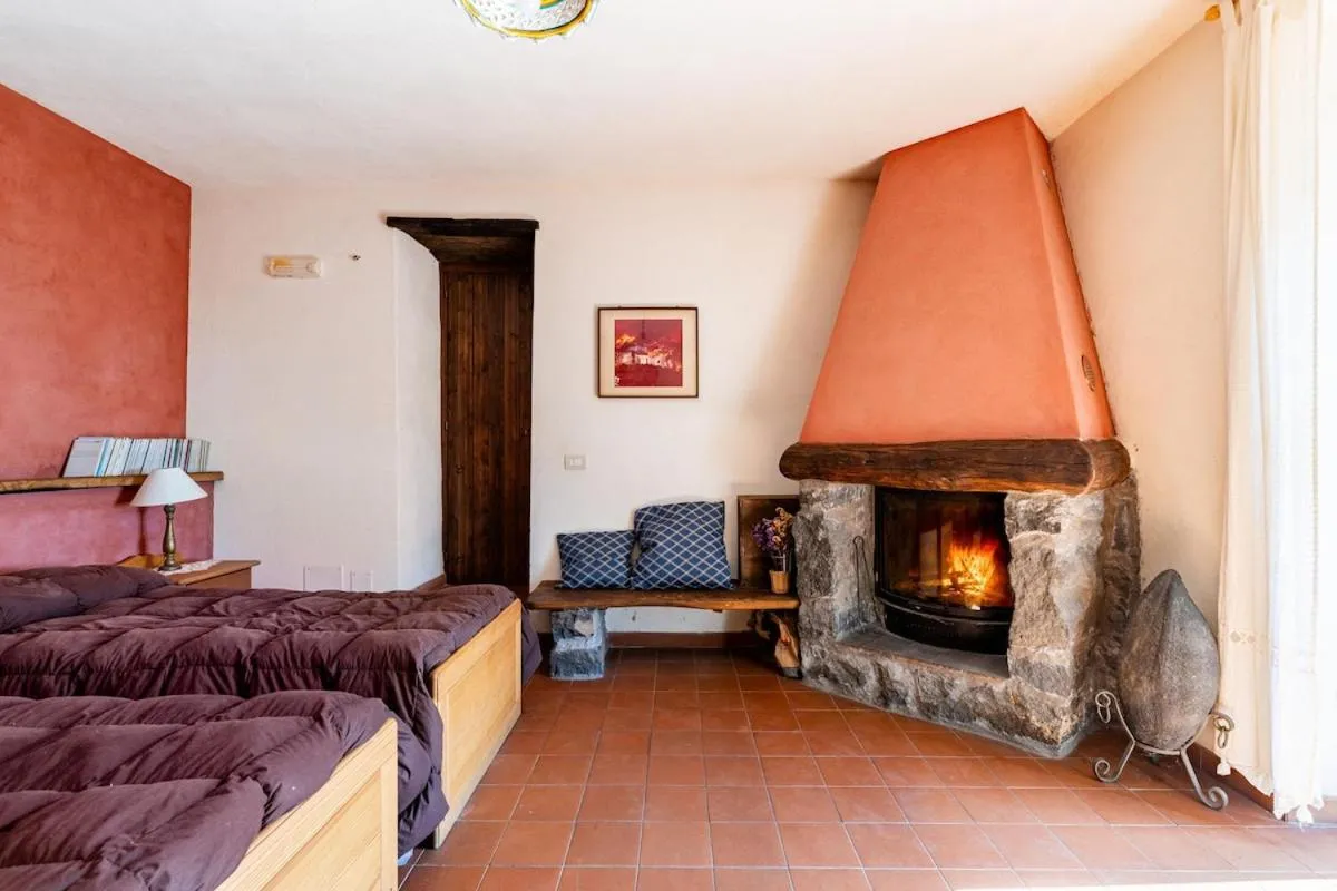 Bedroom, Bed in Casa Etnea