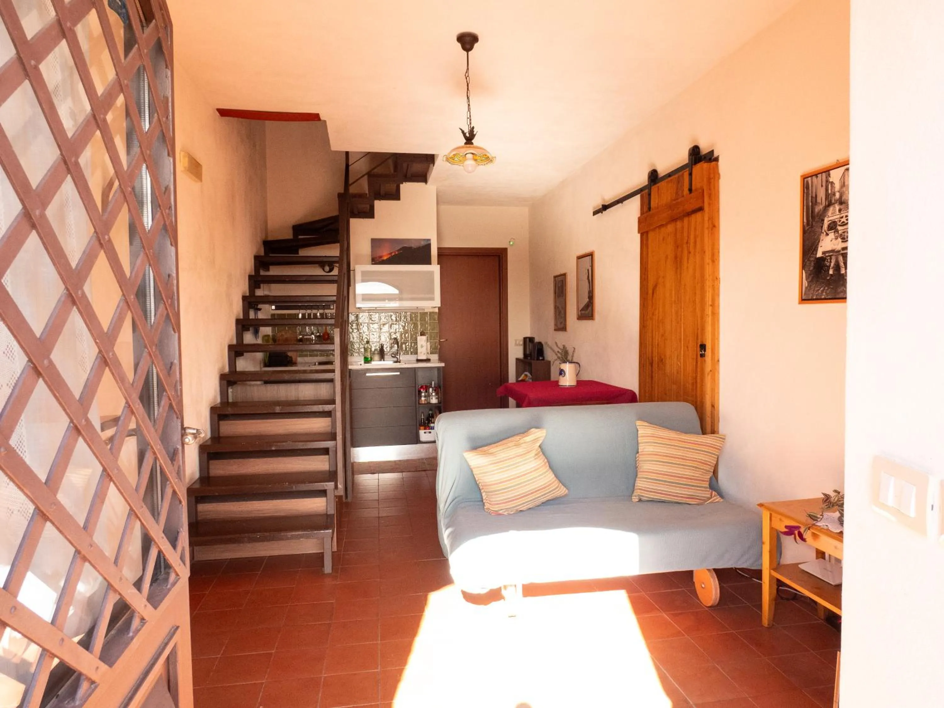 Living room in Casa Etnea