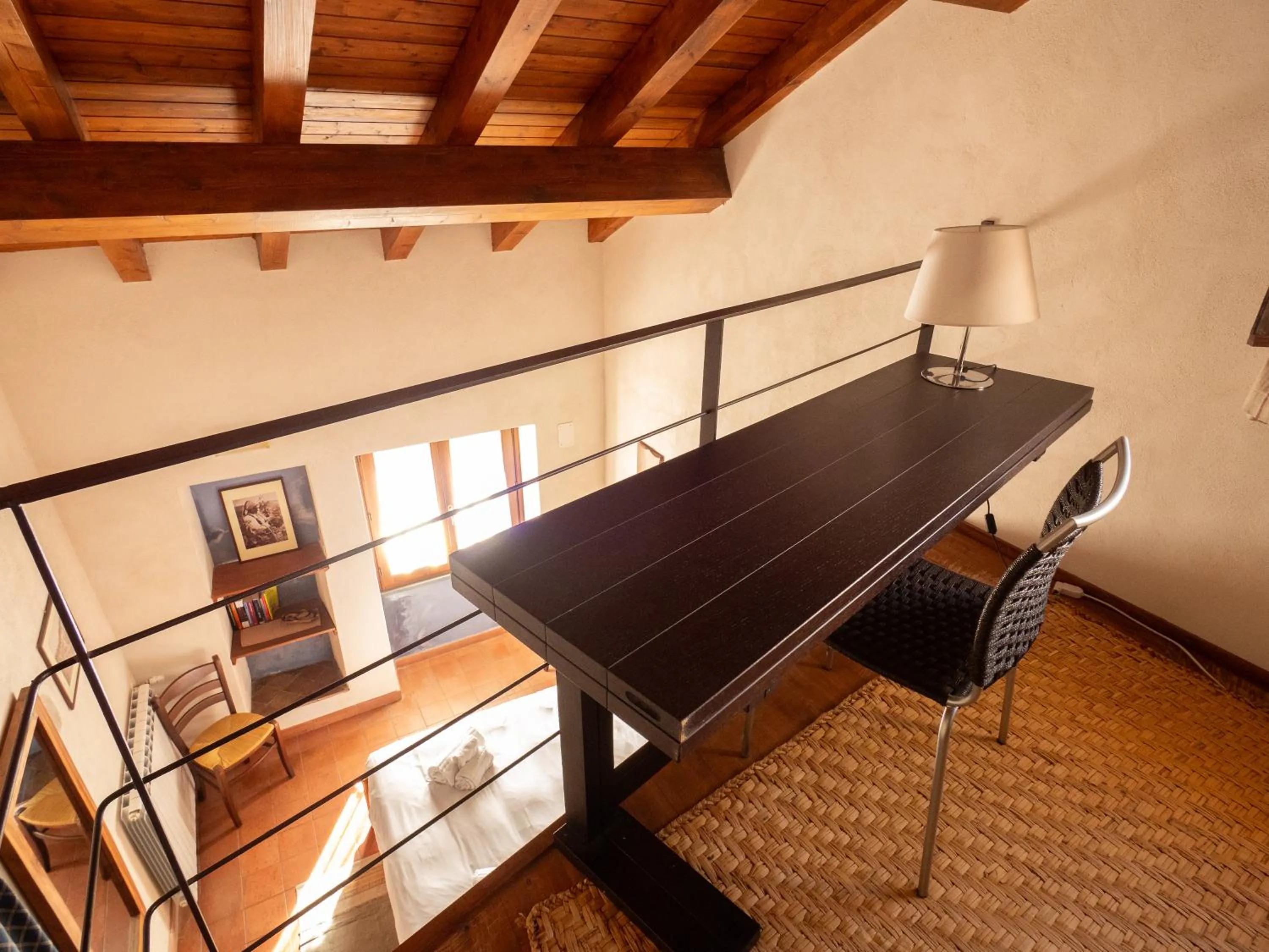 Seating area in Casa Etnea