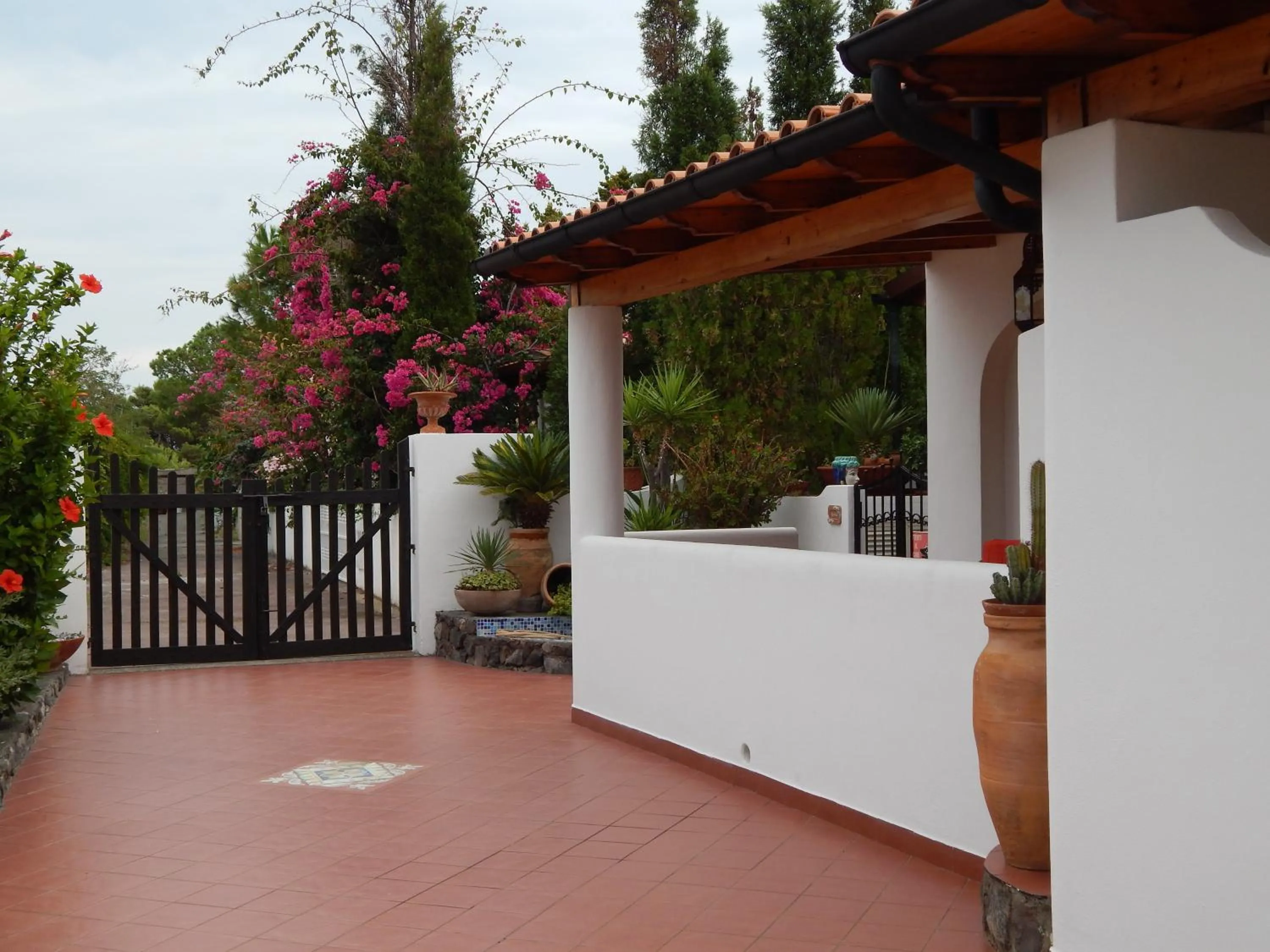 Garden view in Casa Arcada