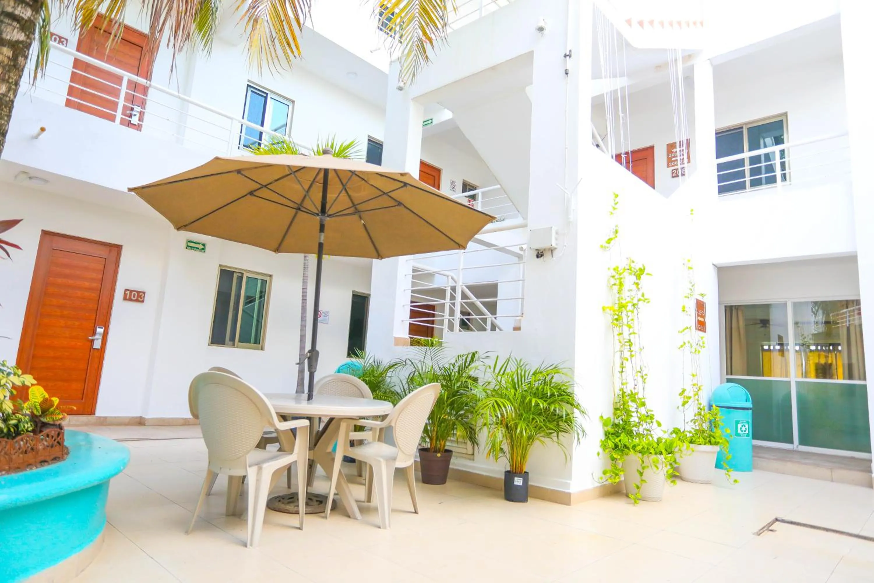 Patio in Terracaribe Hotel Boutique