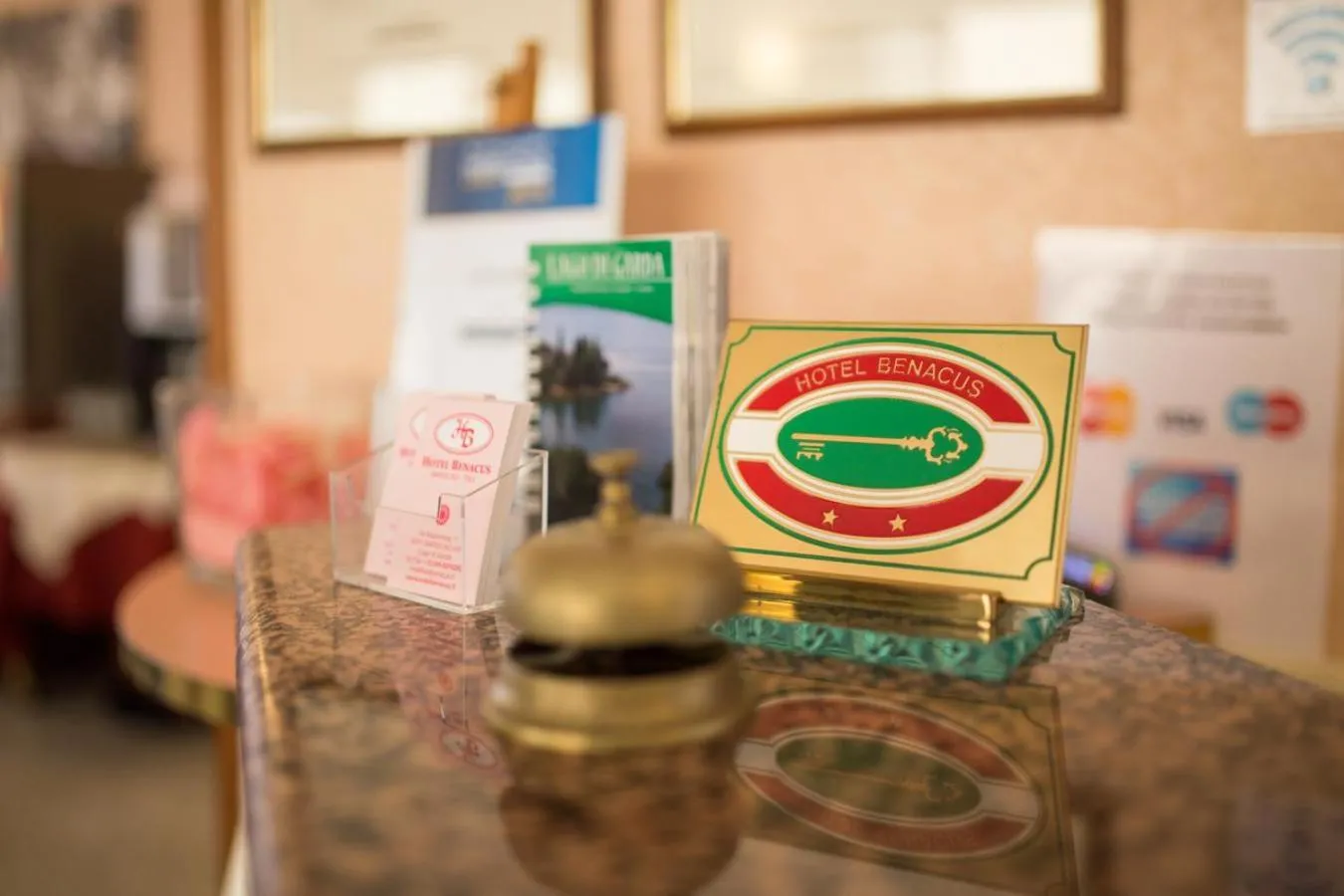 Logo/Certificate/Sign in Hotel Benacus