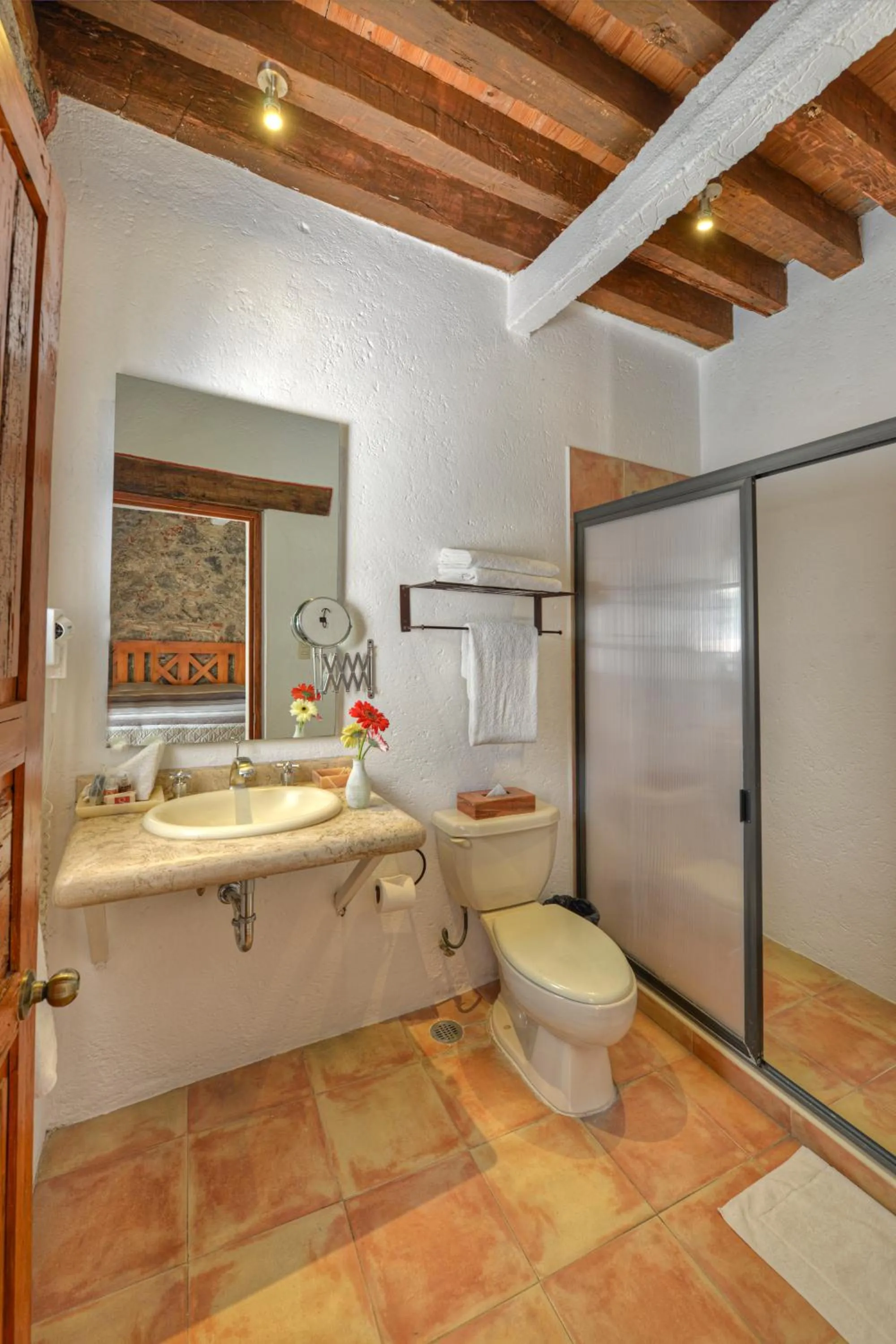 Shower in Alqueria de Carrion Hotel Boutique