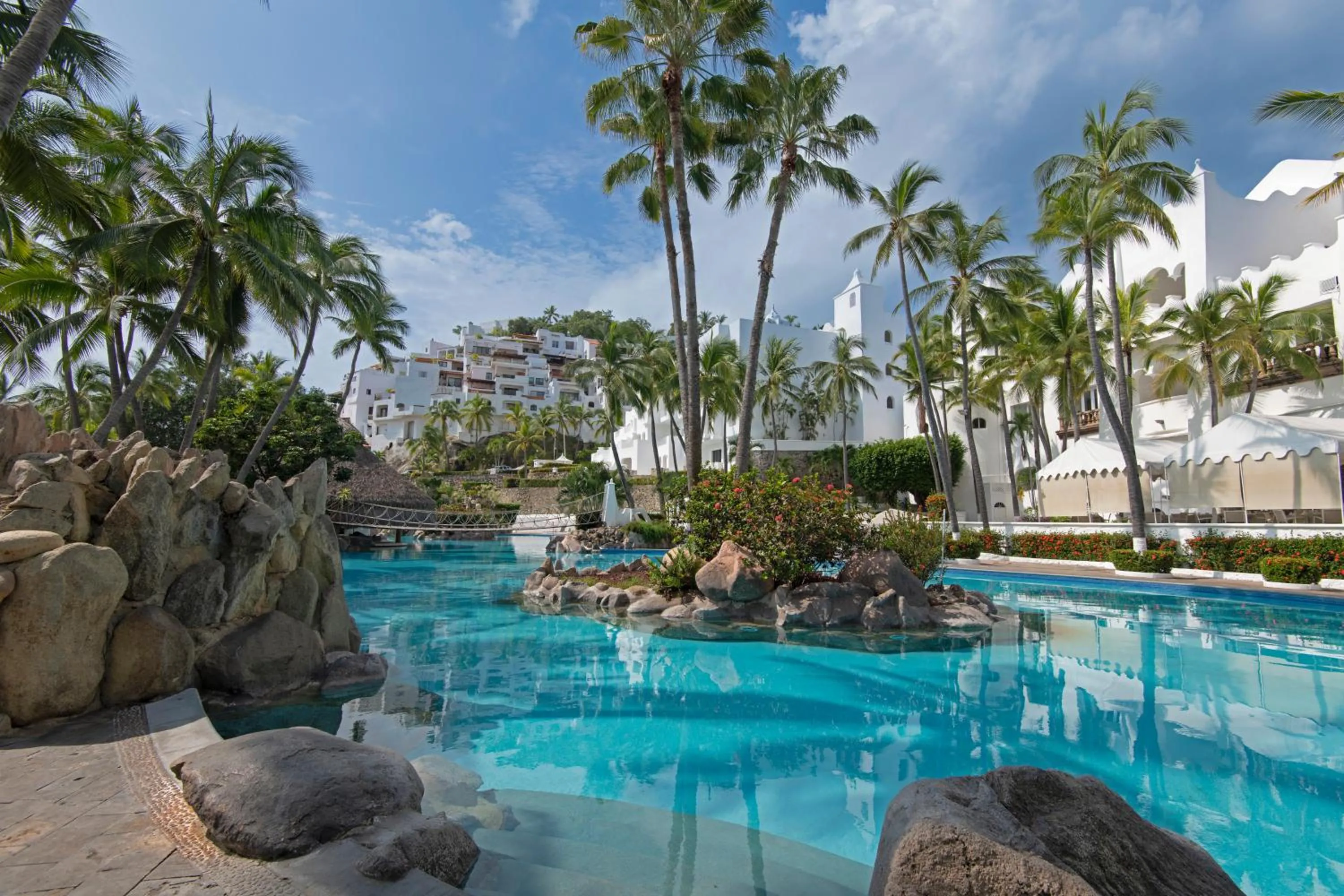 Pool view in Las Hadas by Brisas