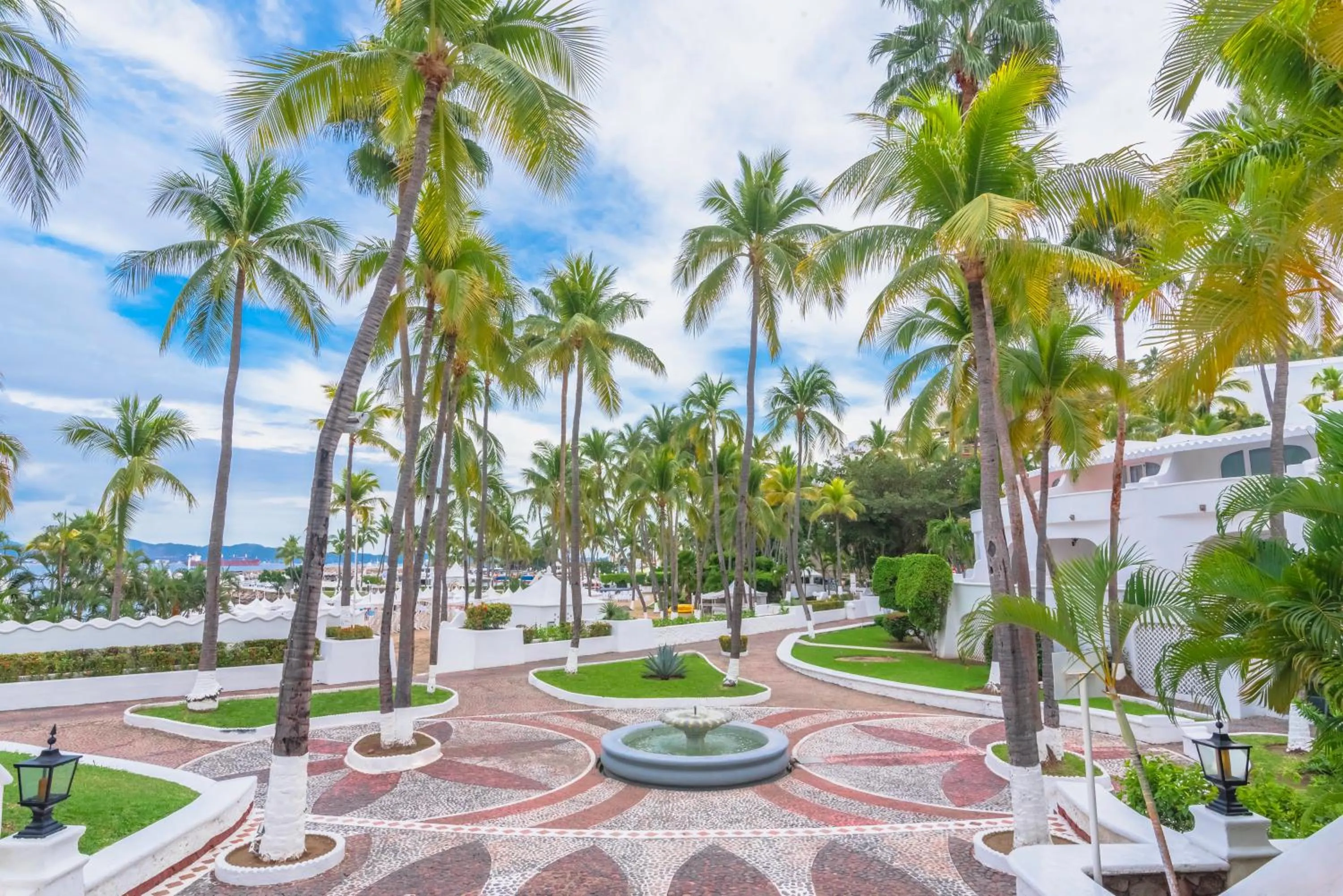 Garden in Las Hadas by Brisas