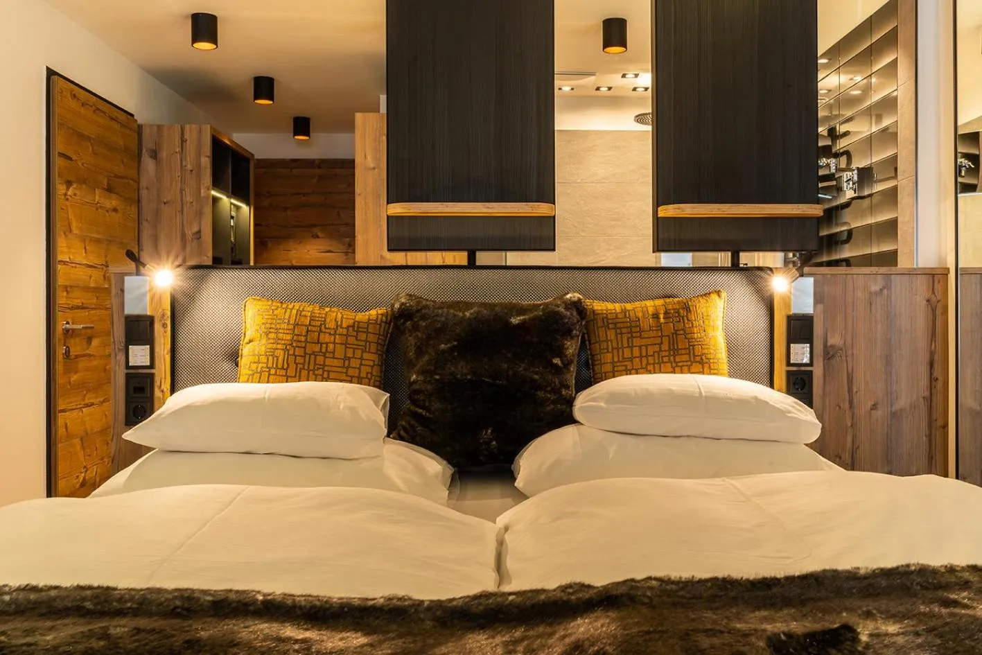 Bed in Sporthotel Snowwhite