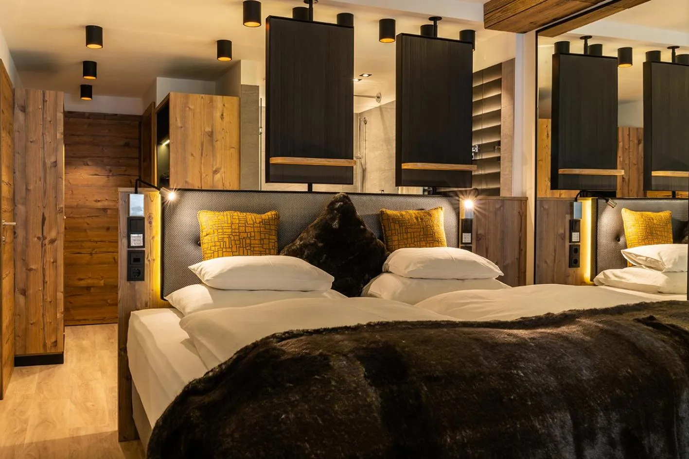 Bed in Sporthotel Snowwhite