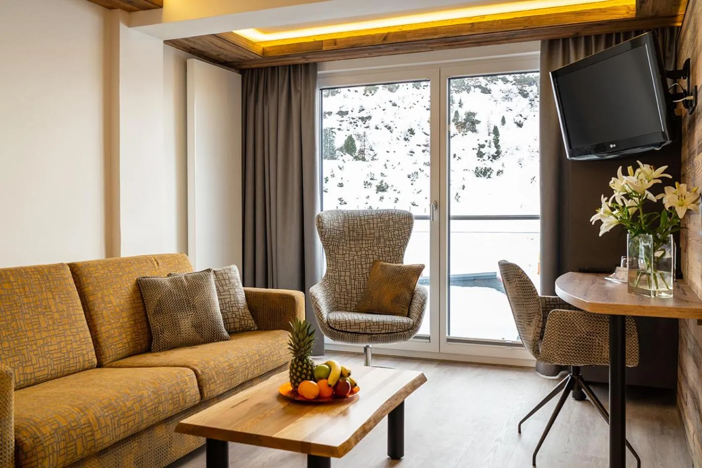 Seating area in Sporthotel Snowwhite