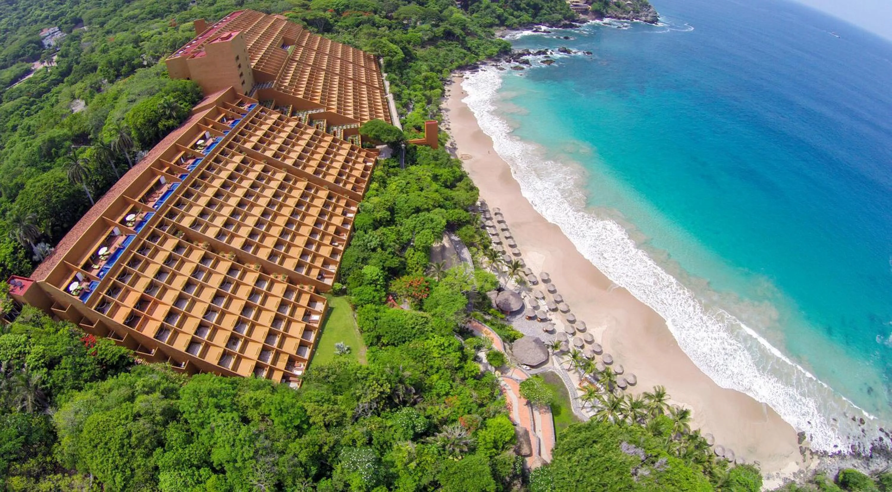 Bird's eye view in Las Brisas Ixtapa