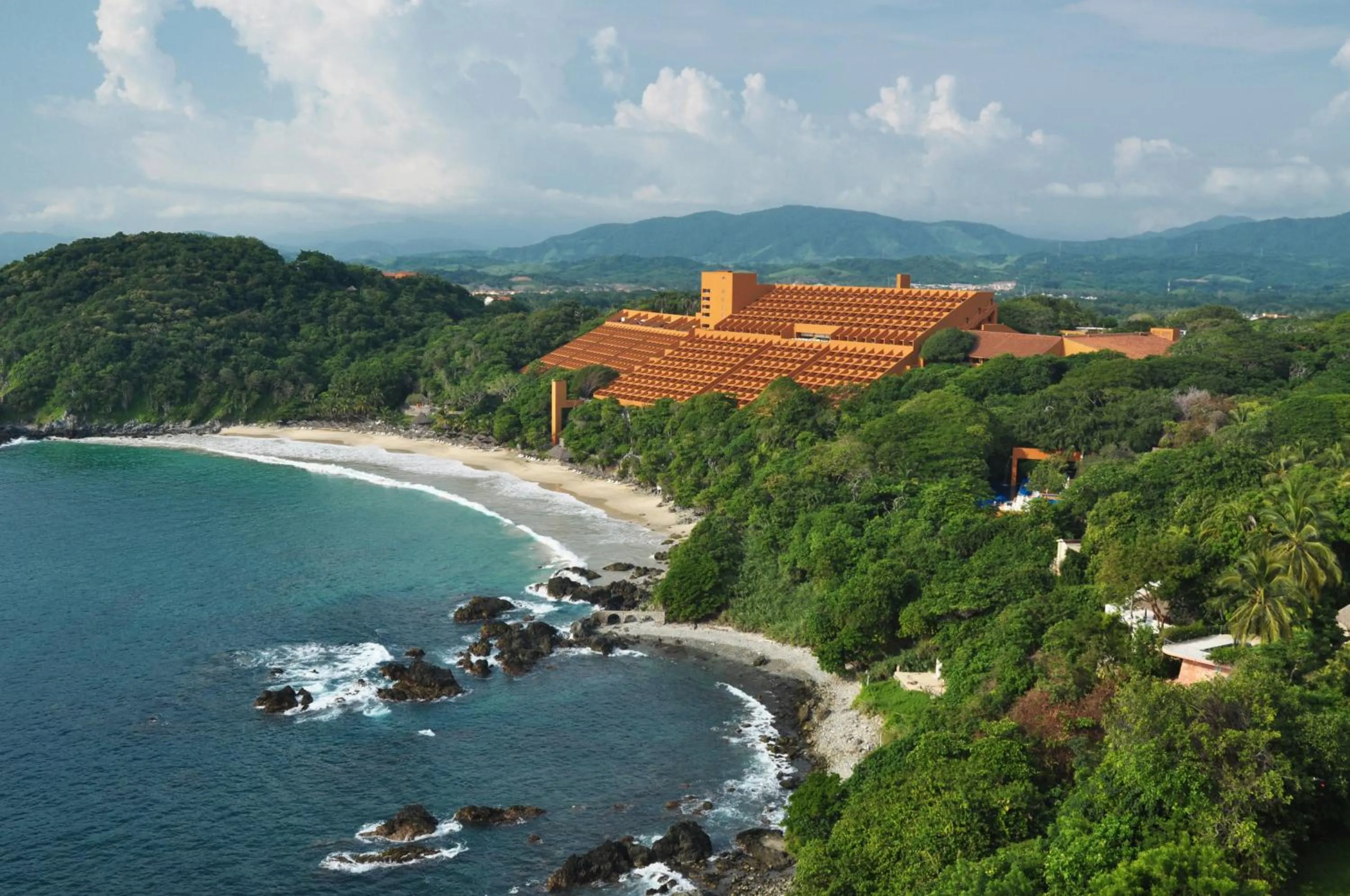 Bird's eye view in Las Brisas Ixtapa