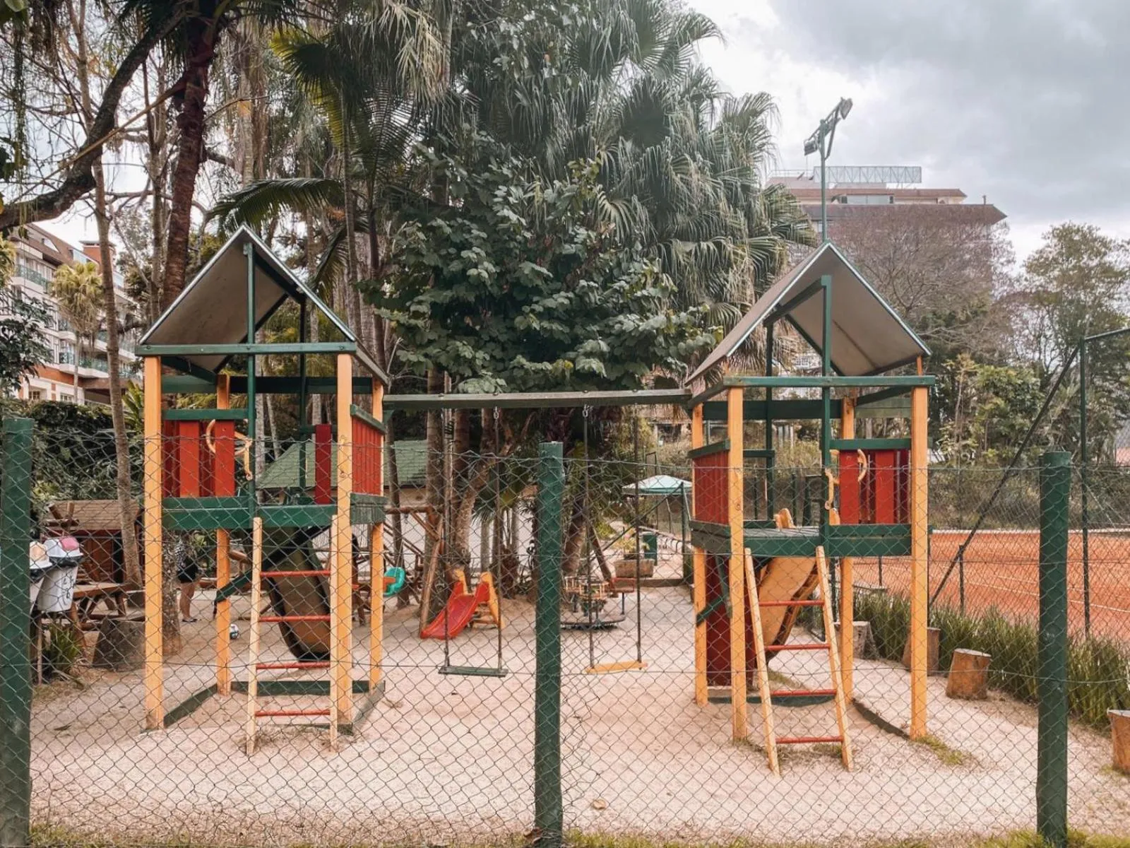 Children play ground in Apart-hotel Granja Brasil Itaipava