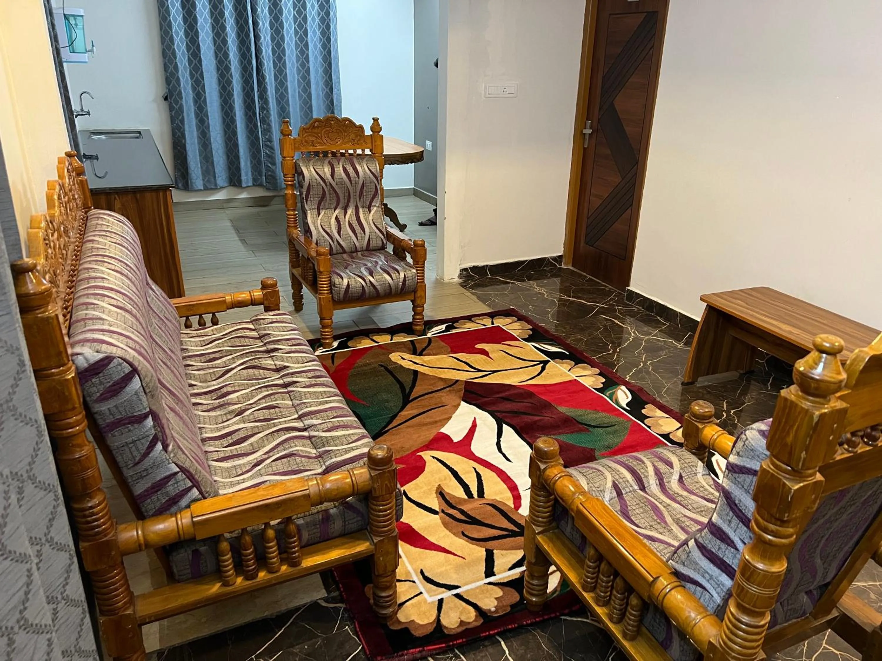 Living room in Avalon Stays