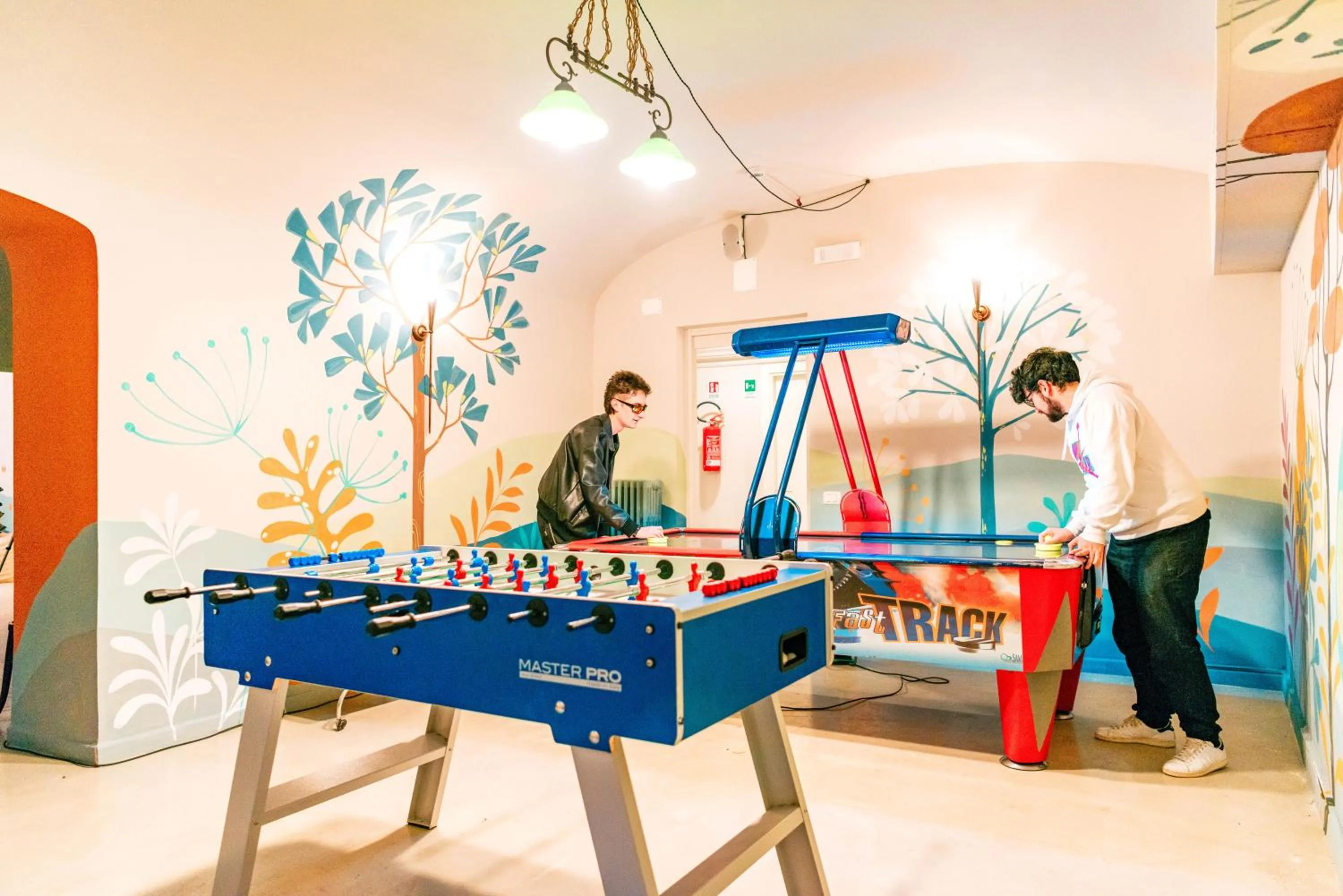 Children play ground in Ostello Bello Roma Colosseo