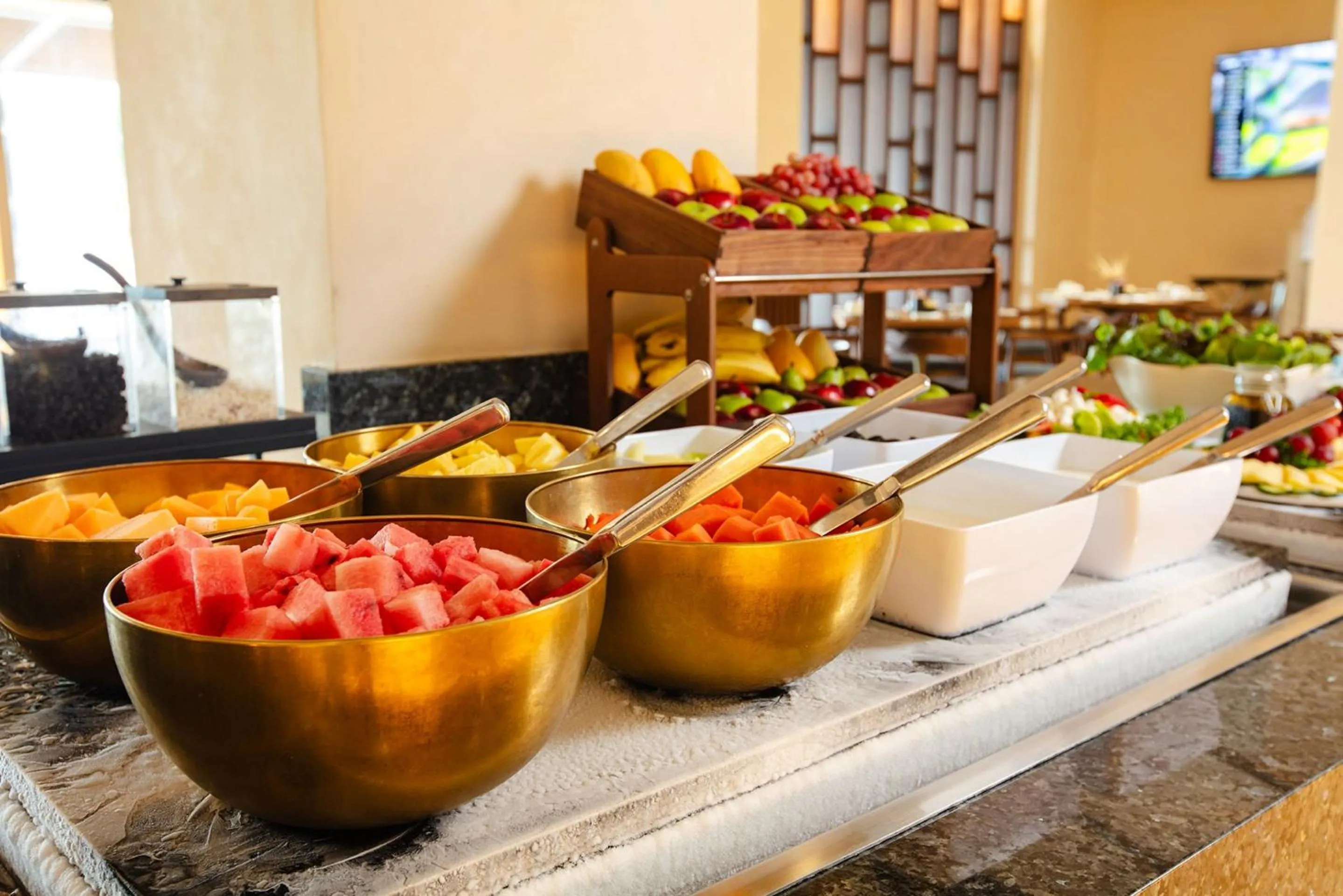 Buffet breakfast in Camino Real Acapulco Diamante