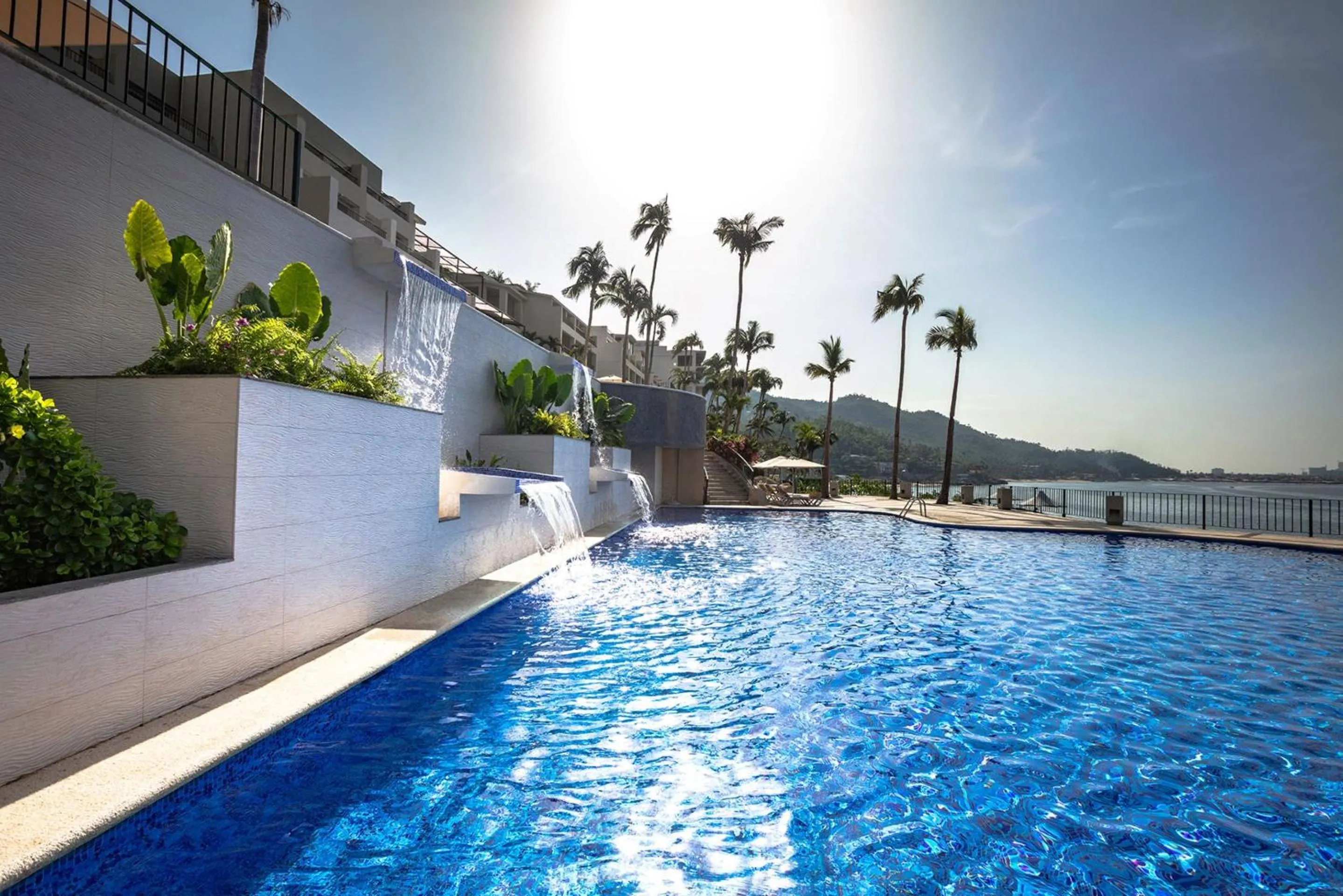 Swimming pool in Camino Real Acapulco Diamante