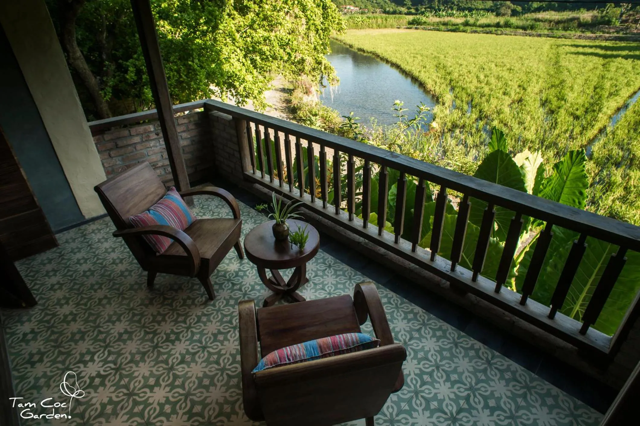 Balcony/Terrace in Tam Coc Garden Resort