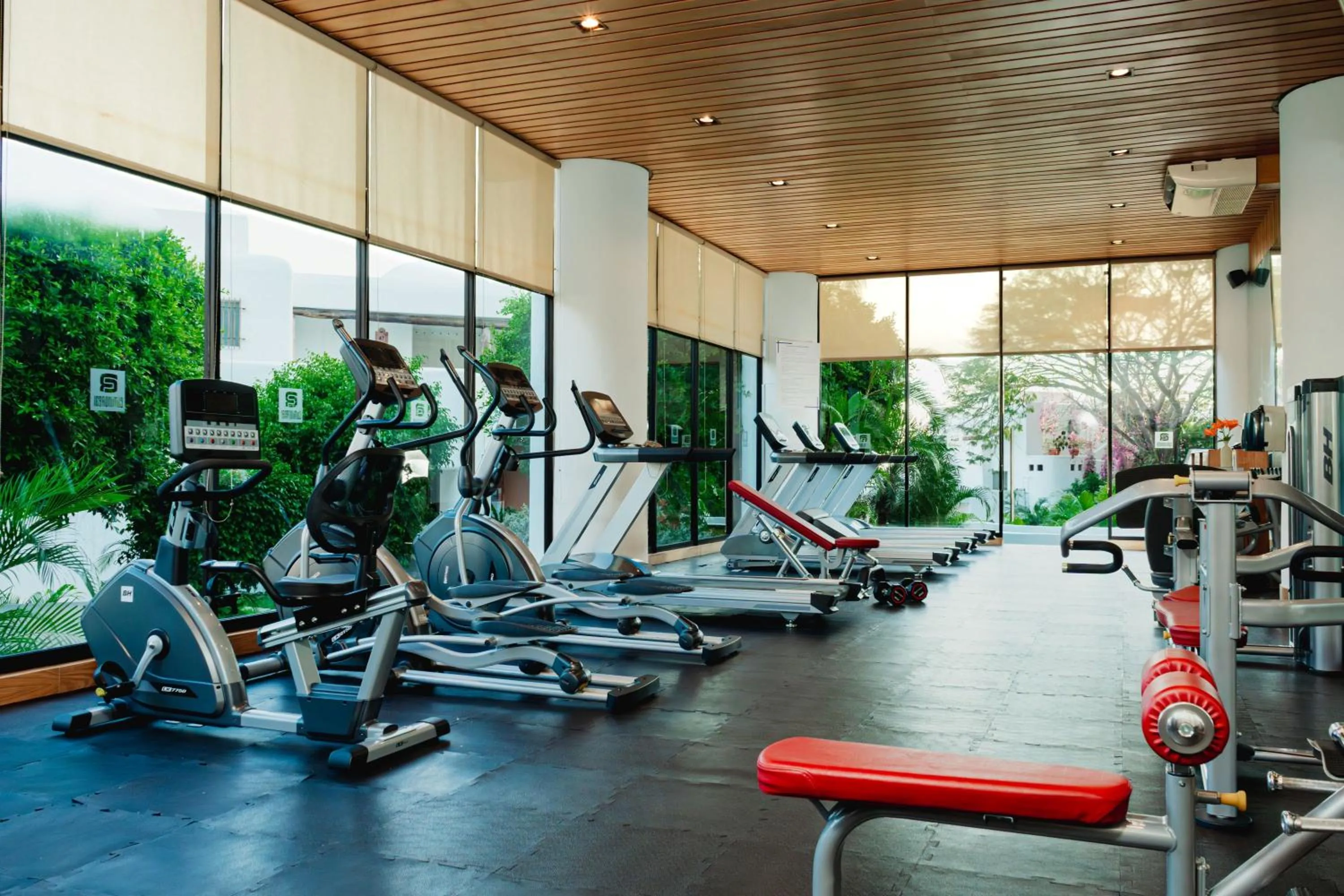 Fitness centre/facilities in Camino Real Zaashila Huatulco