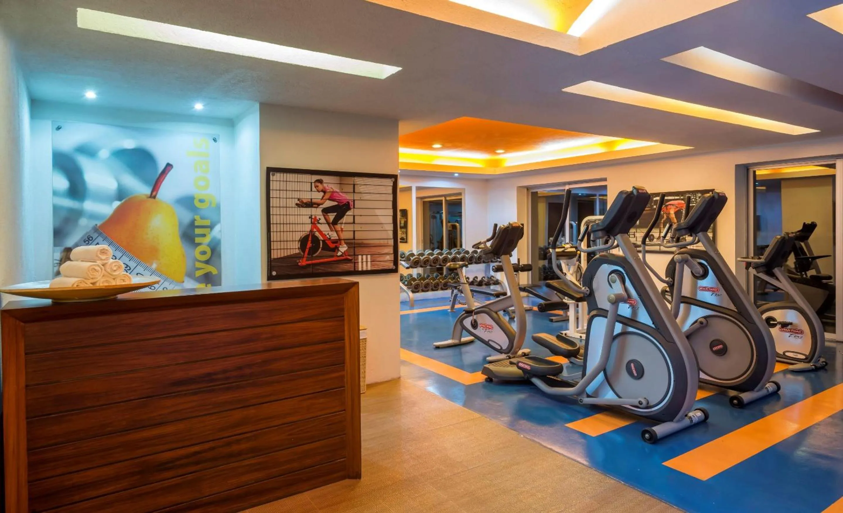 Fitness centre/facilities in Real Inn Guadalajara Expo