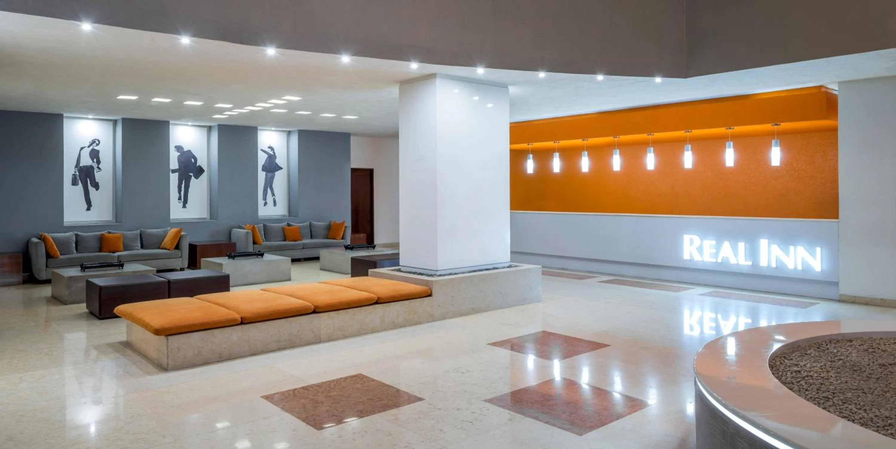 Lobby or reception in Real Inn Guadalajara Expo