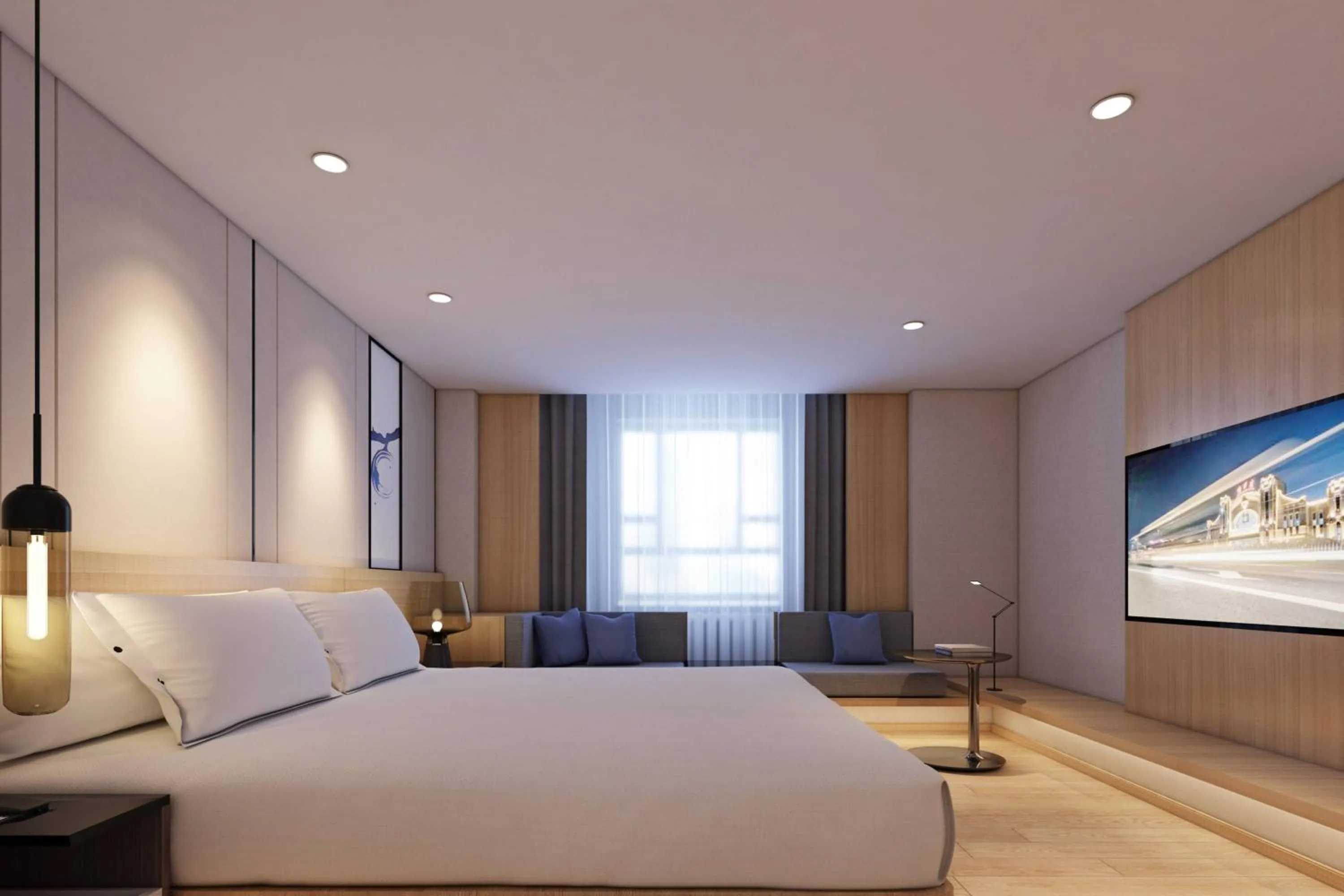 Photo of the whole room, Bed in Fairfield by Marriott Harbin Downtown