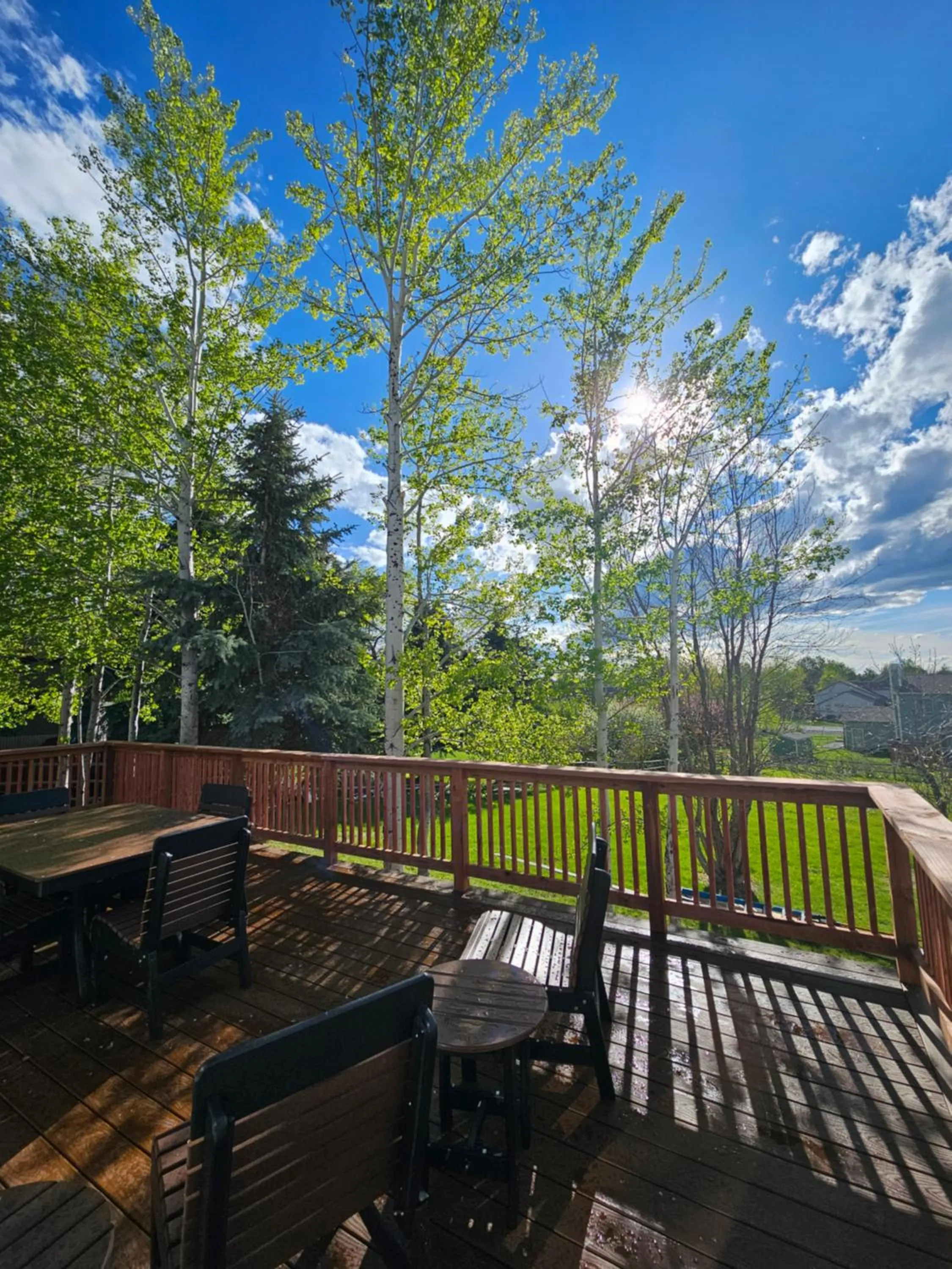 Balcony/Terrace in Among the Aspens Family Cottage