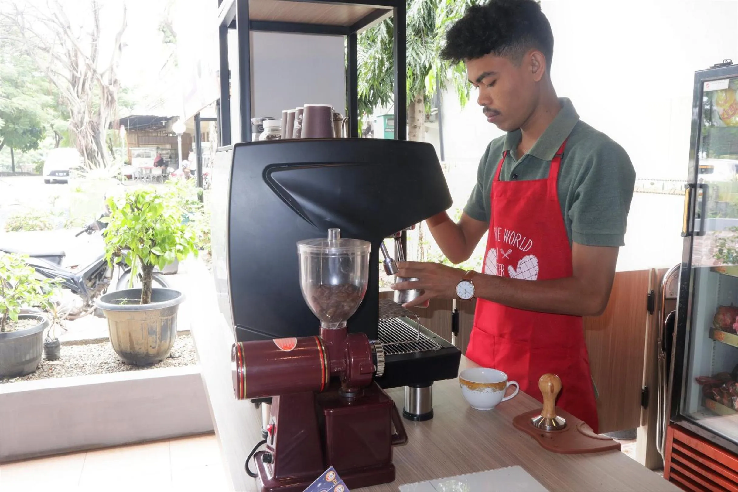 Staff in Plum Hotel Lading Banda Aceh